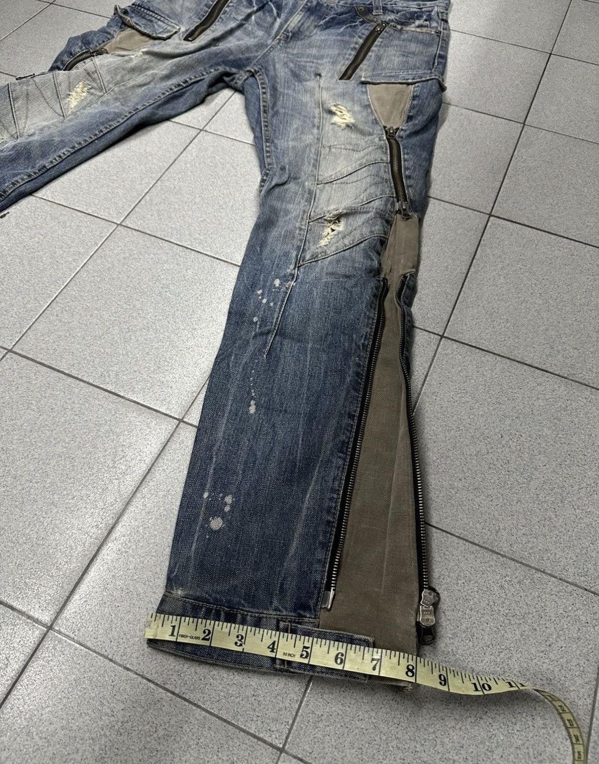 PPFM PPFM Reconstructed Hysteric Style Cargo Pants Sz34 Size US 34 / EU 50 - 17 Thumbnail