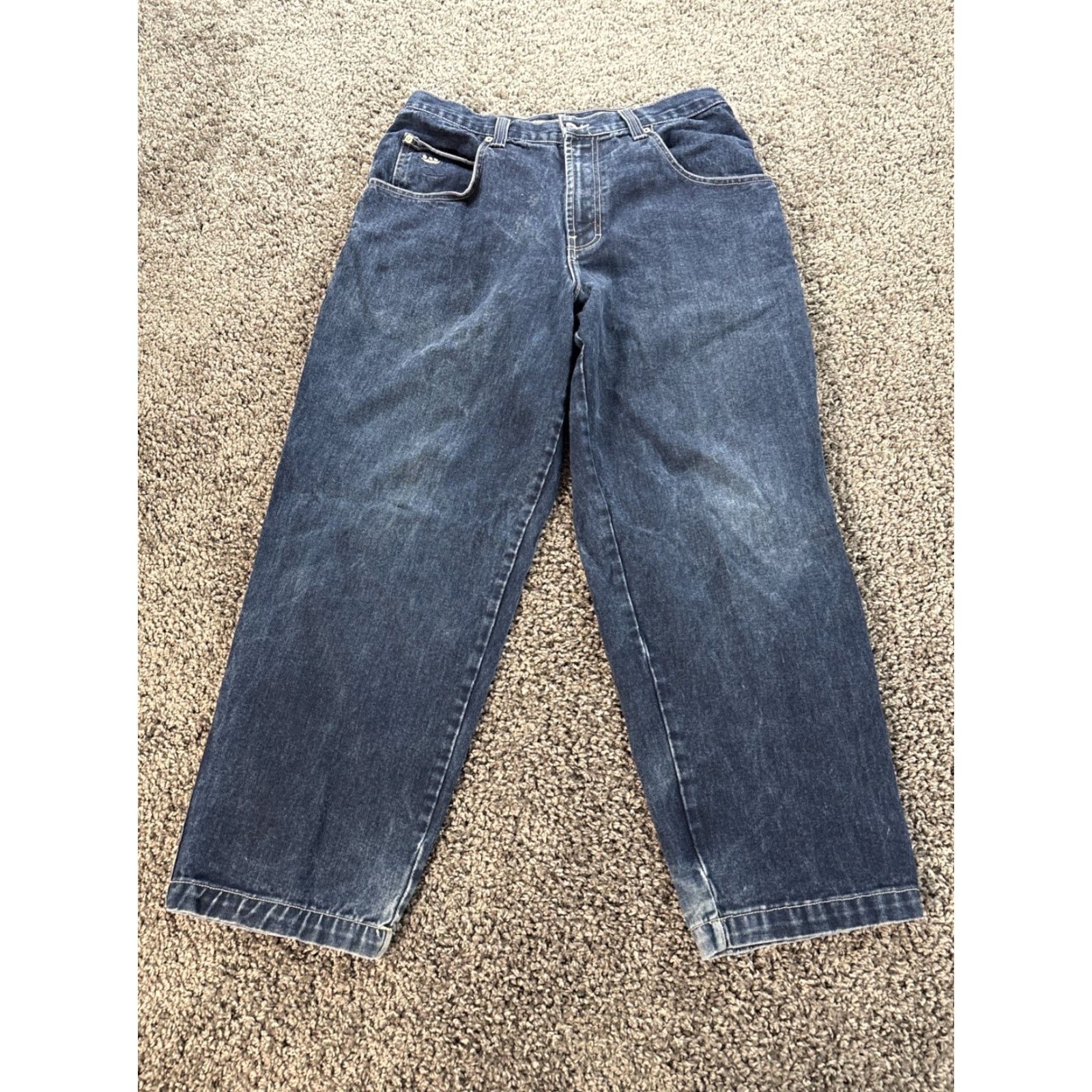 JNCO VINTAGE JNCO Jeans Mens 34x29 Deep Socket Dark Wash Baggy 90s Size US 34 / EU 50 - 8 Thumbnail