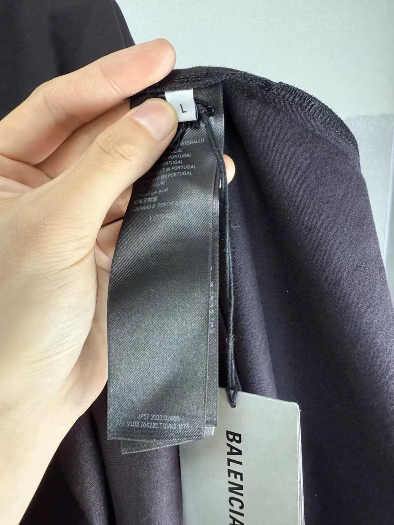 Balenciaga Balenciaga Black Wifi Signal Short Sleeve Shirt-2505 Size US L / EU 52-54 / 3 - 4 Thumbnail