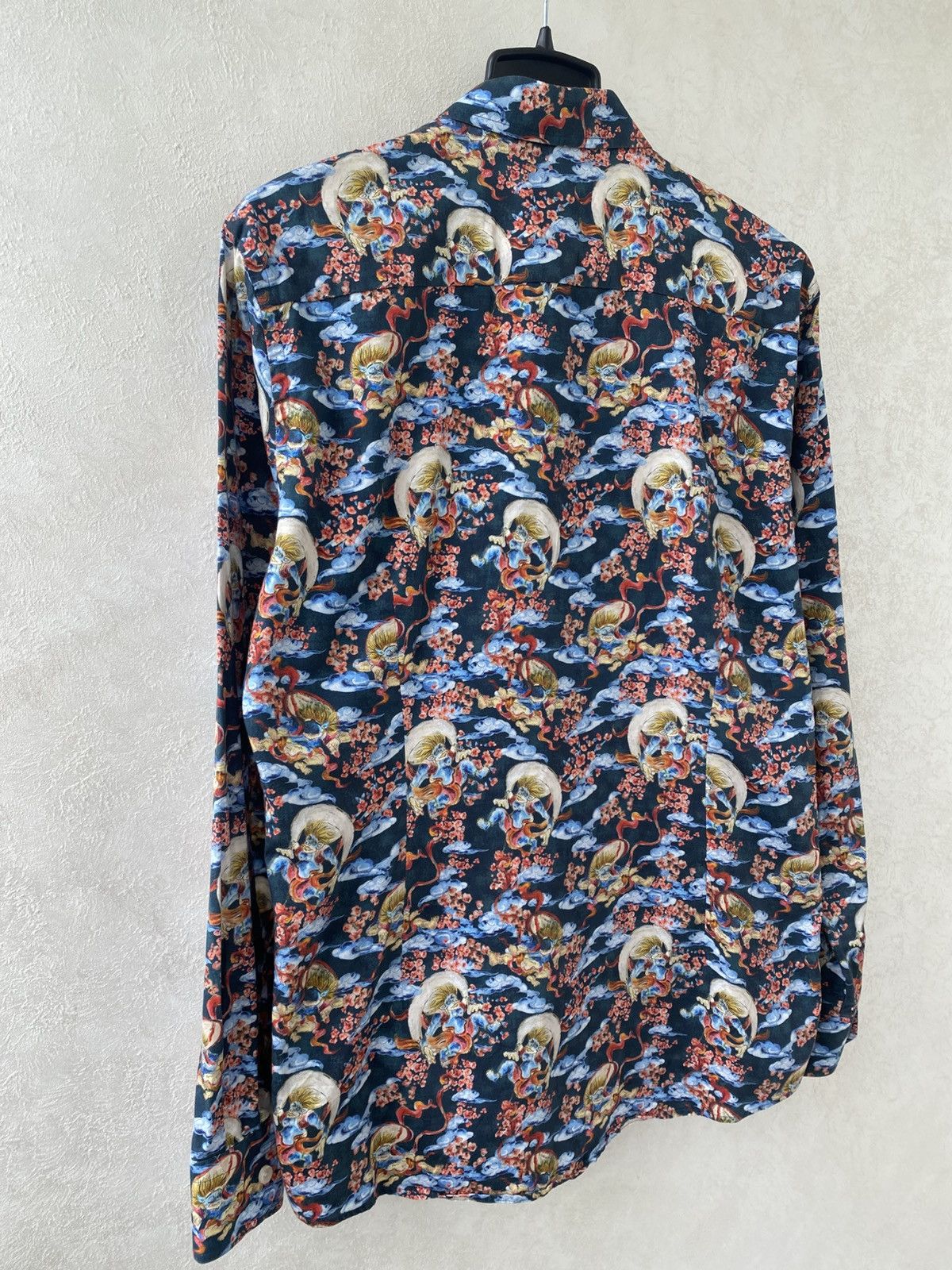 Eton Eton Mens AOP Gin Japanese Style Signature Twill Shirt Size US L / EU 52-54 / 3 - 16 Thumbnail