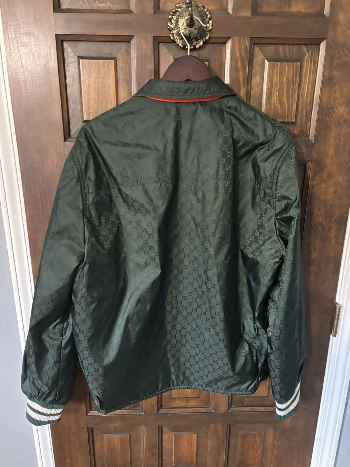 Gucci Gucci Nylon Reversible Jacket - Green/Orange MEDIUM 48 Size US M / EU 48-50 / 2 - 5 Thumbnail