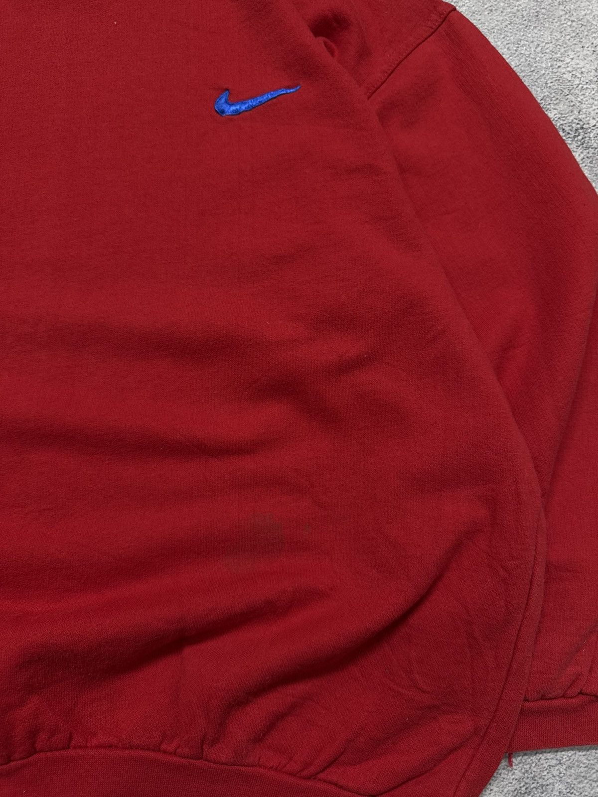 Nike Vintage Y2K Nike Mini Swoosh Sweatshirt 00’s Size XL / US 12-14 / IT 48-50 - 8 Thumbnail