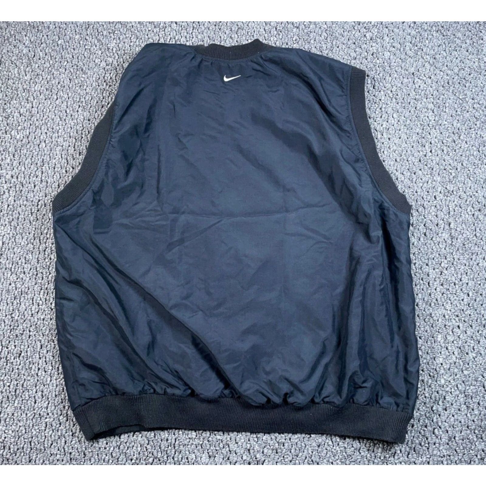 Nike Nike Golf V-Neck Windbreaker Vest Adult 2XL Black Lined Pullover Sports Ribbed Size US XXL / EU 58 / 5 - 2 Thumbnail