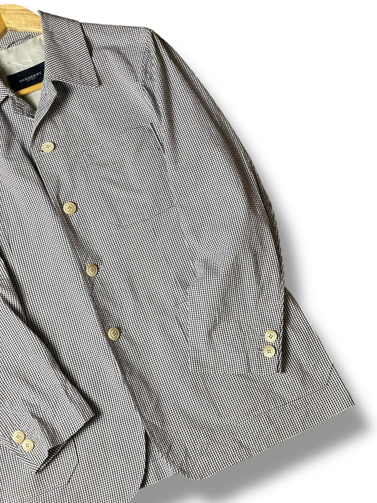 Burberry × Designer × Vintage BURBERRY LONDON Checkered Light Jacket (103) Size US XS / EU 42 / 0 - 3 Thumbnail