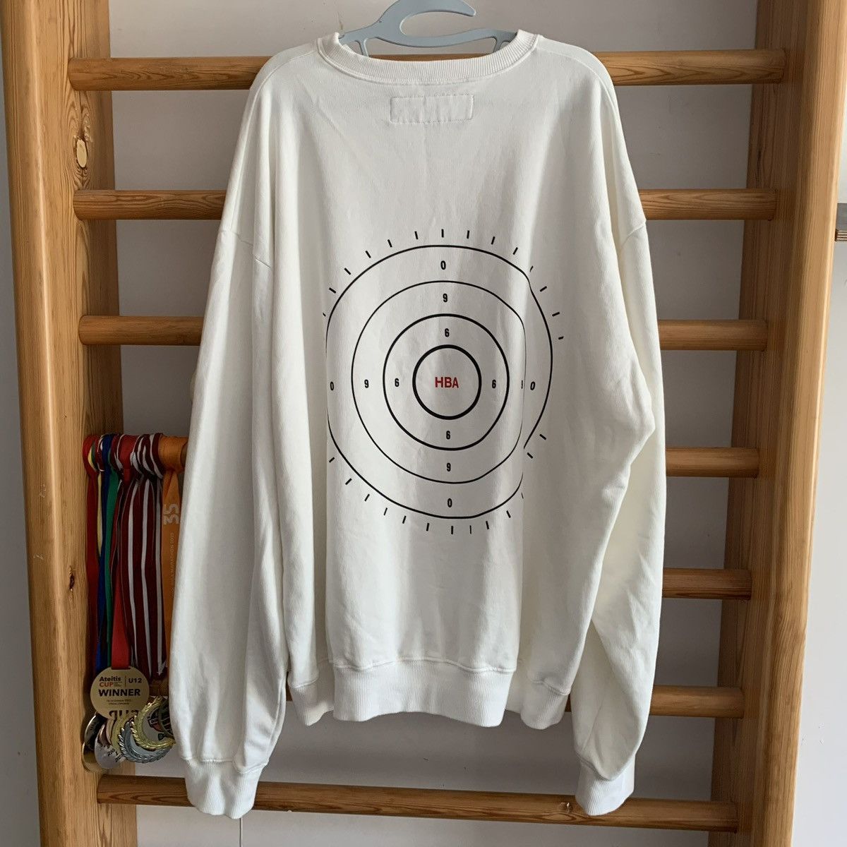 Hood By Air white Hood By Air target sweatshirt Size US L / EU 52-54 / 3 - 2 Thumbnail