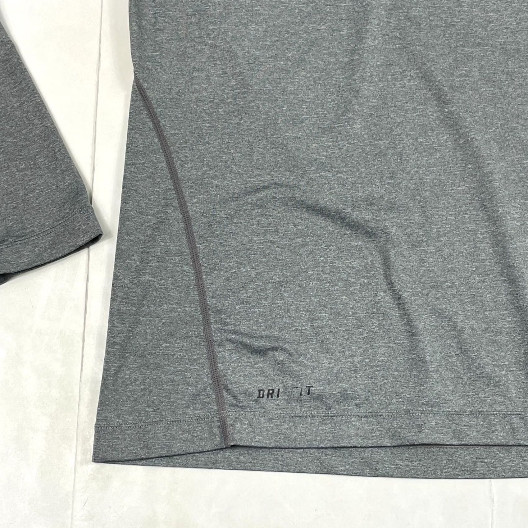 Nike Nike Pro Combat Shirt Mens Large Gray Dri-Fit Compression Mock Neck Workout Gym Size US L / EU 52-54 / 3 - 6 Thumbnail
