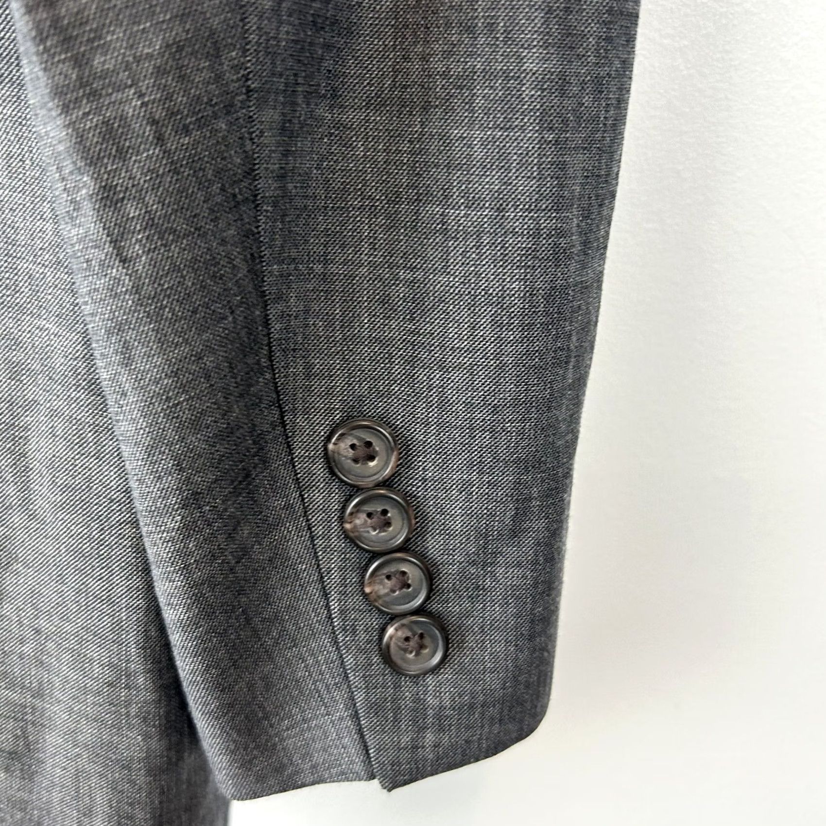 Ralph Lauren Ralph Lauren Blazer Mens 46 Gray Wool 2 Button Sportcoat Read Size 46R - 6 Thumbnail