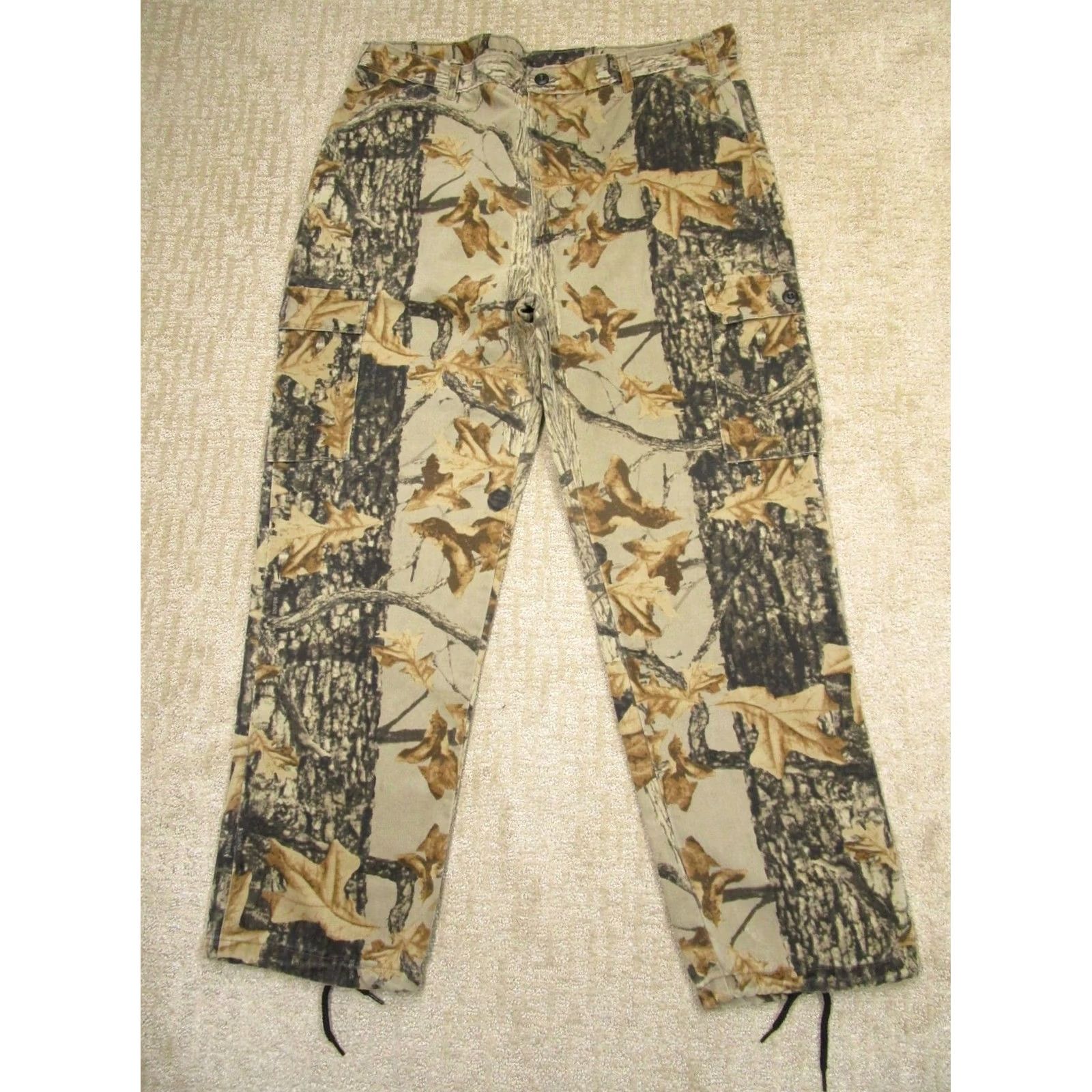 Commando VINTAGE Commander Pants Men Cargo Pants 90s Camouflage Brown XS? Size US 42 / EU 58 - 2 Thumbnail