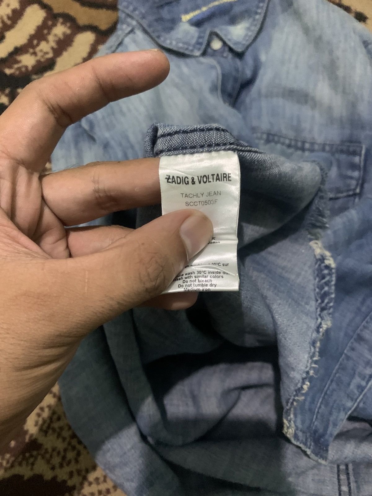 Zadig & Voltaire Zadig & Voltaire Tachly Jean Size US M / EU 48-50 / 2 - 4 Thumbnail