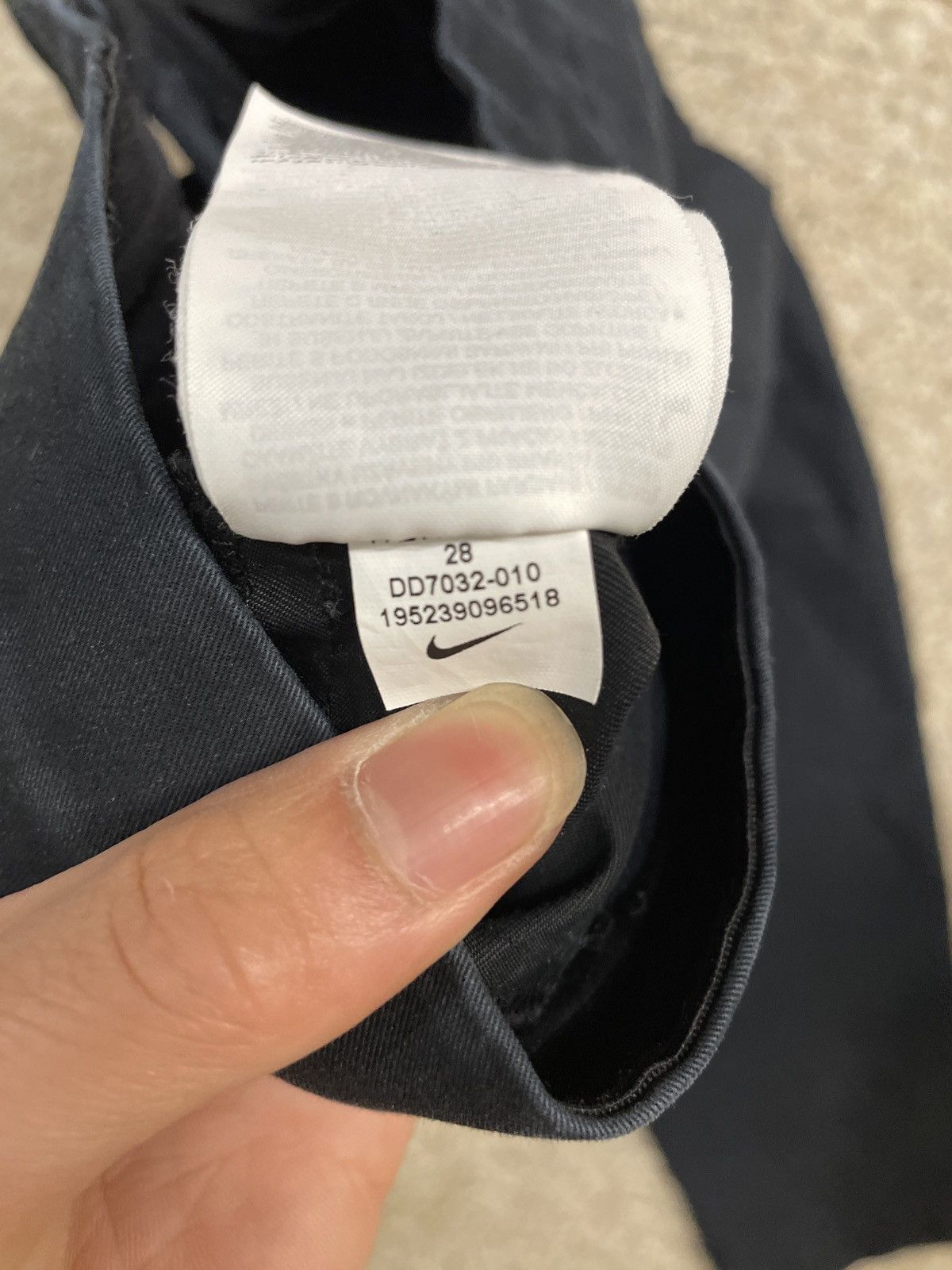 Nike Nike Black Straight Leg Pants Size US 28 / EU 44 - 6 Thumbnail