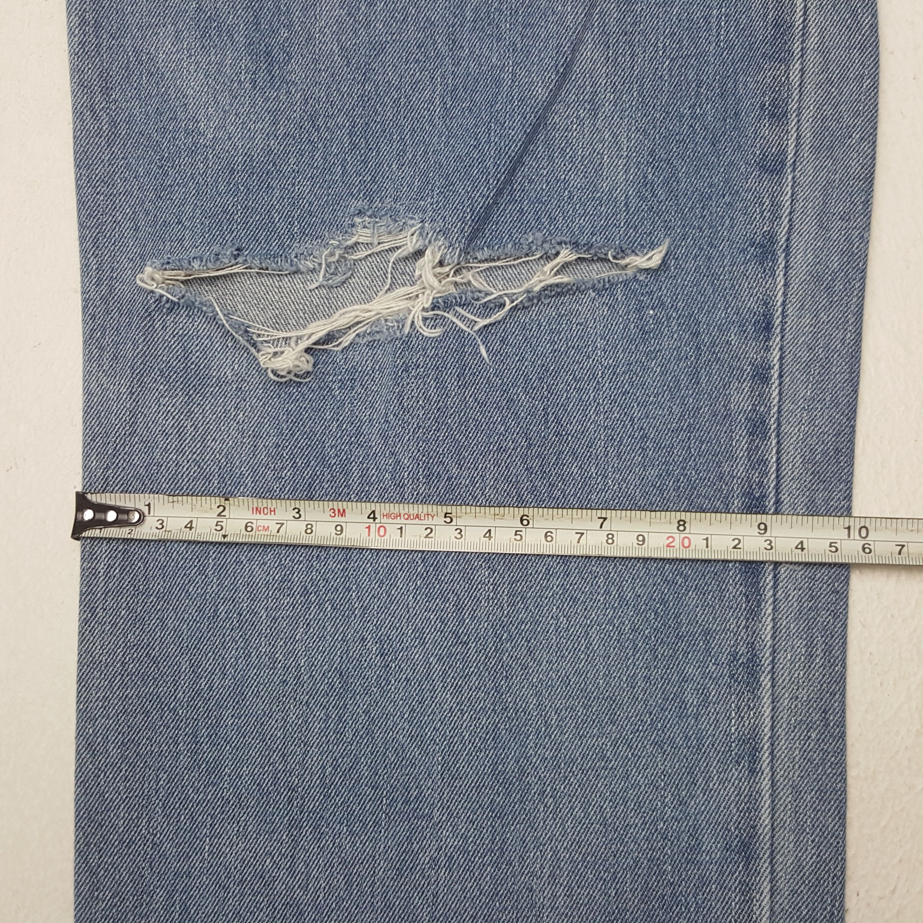 Levi's × Vintage Vintage Levi's American Distressed Style Denim Jeans Size US 35 - 13 Thumbnail