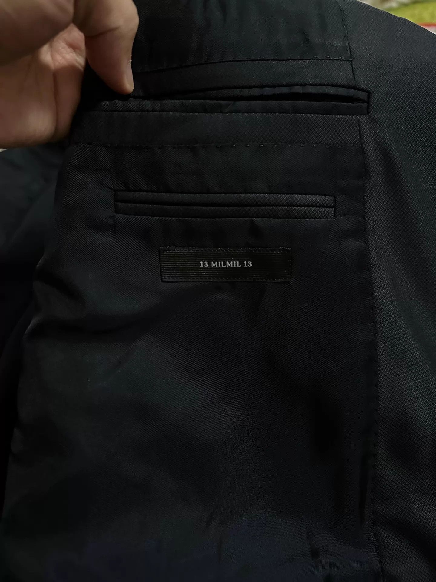 Ermenegildo Zegna Zegna 13milmil13 Su Misura Wool Navy Suit 54 Snake Size 54L - 5 Thumbnail