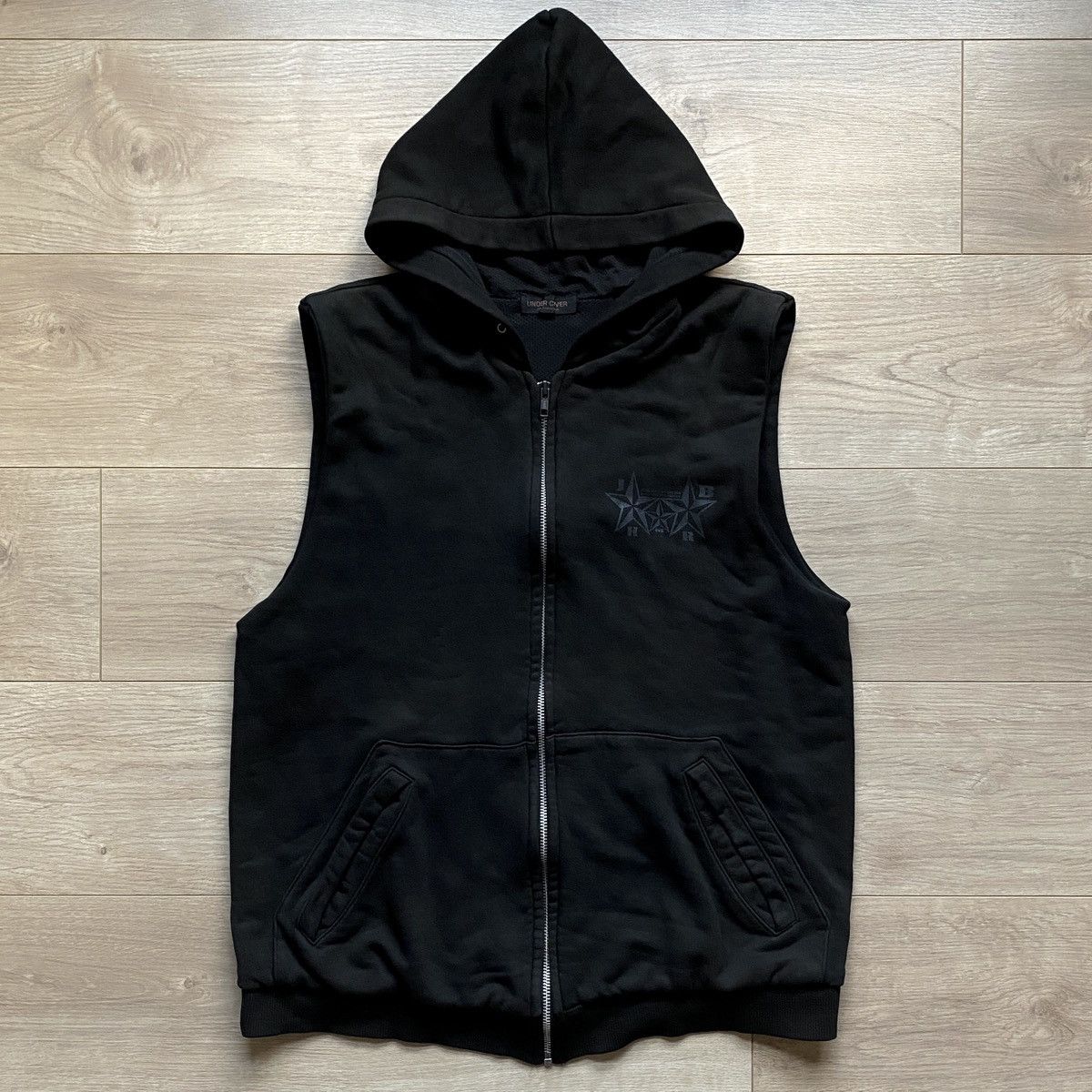 Undercover AW96 Undercover “Jesus Built My Hot Rod” Sleeveless Hoodie Size US L / EU 52-54 / 3 - 4 Thumbnail