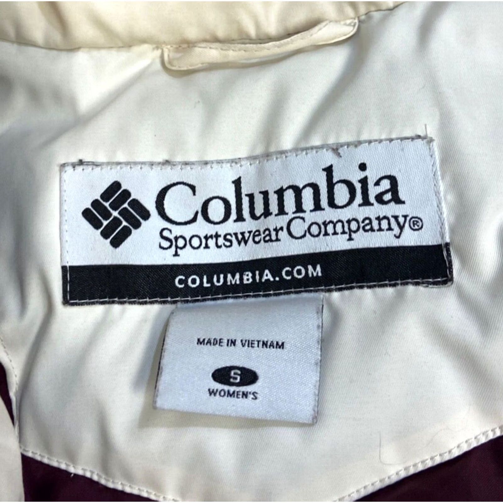 Vintage VINTAGE Columbia Jacket Womens Small Down Ivory Full Zip Snap Pockets Long Sleeve Size S / US 4 / IT 40 - 3 Thumbnail
