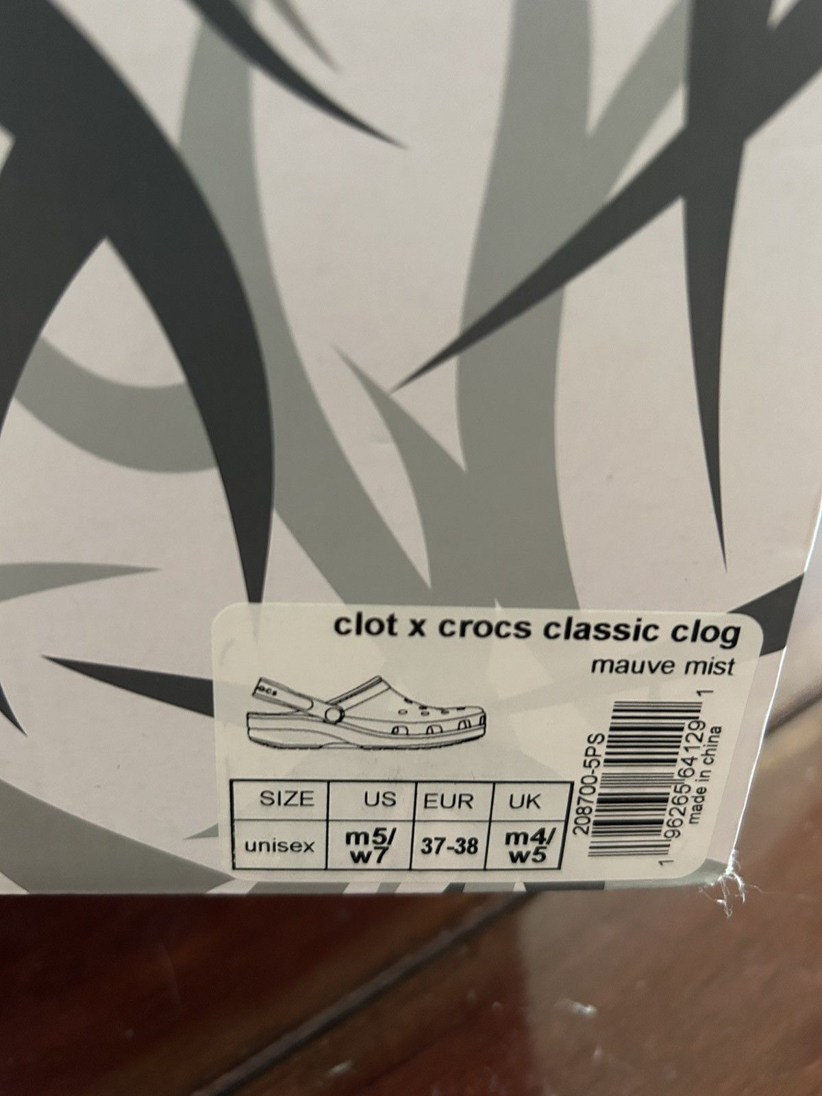 Crocs Crocs x Clot Sz5 Size US 5 / EU 37 - 5 Thumbnail