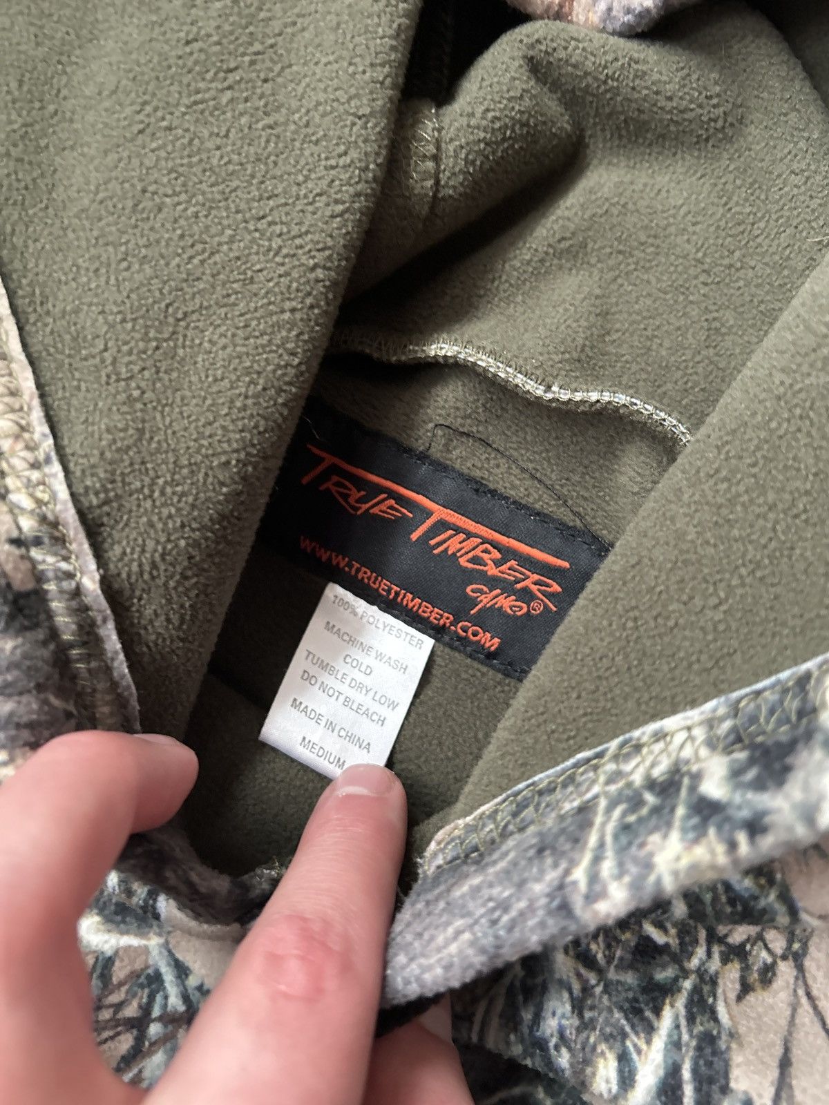 Realtree × Vintage Vintage True Timber Real Tree Camo Fleece Hoodie Size US M / EU 48-50 / 2 - 2 Thumbnail
