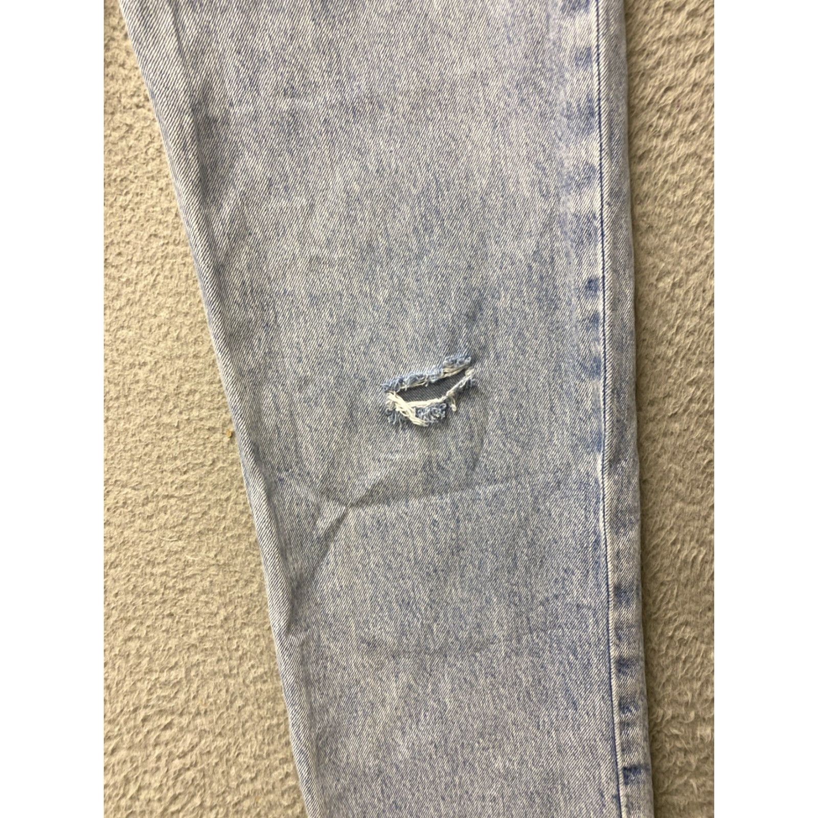 Levi's Levis Jeans Womens 30x31 Blue Denim High Slim Straight Fit Light Wash /0511 Size 30" / US 8 / IT 44 - 2 Thumbnail