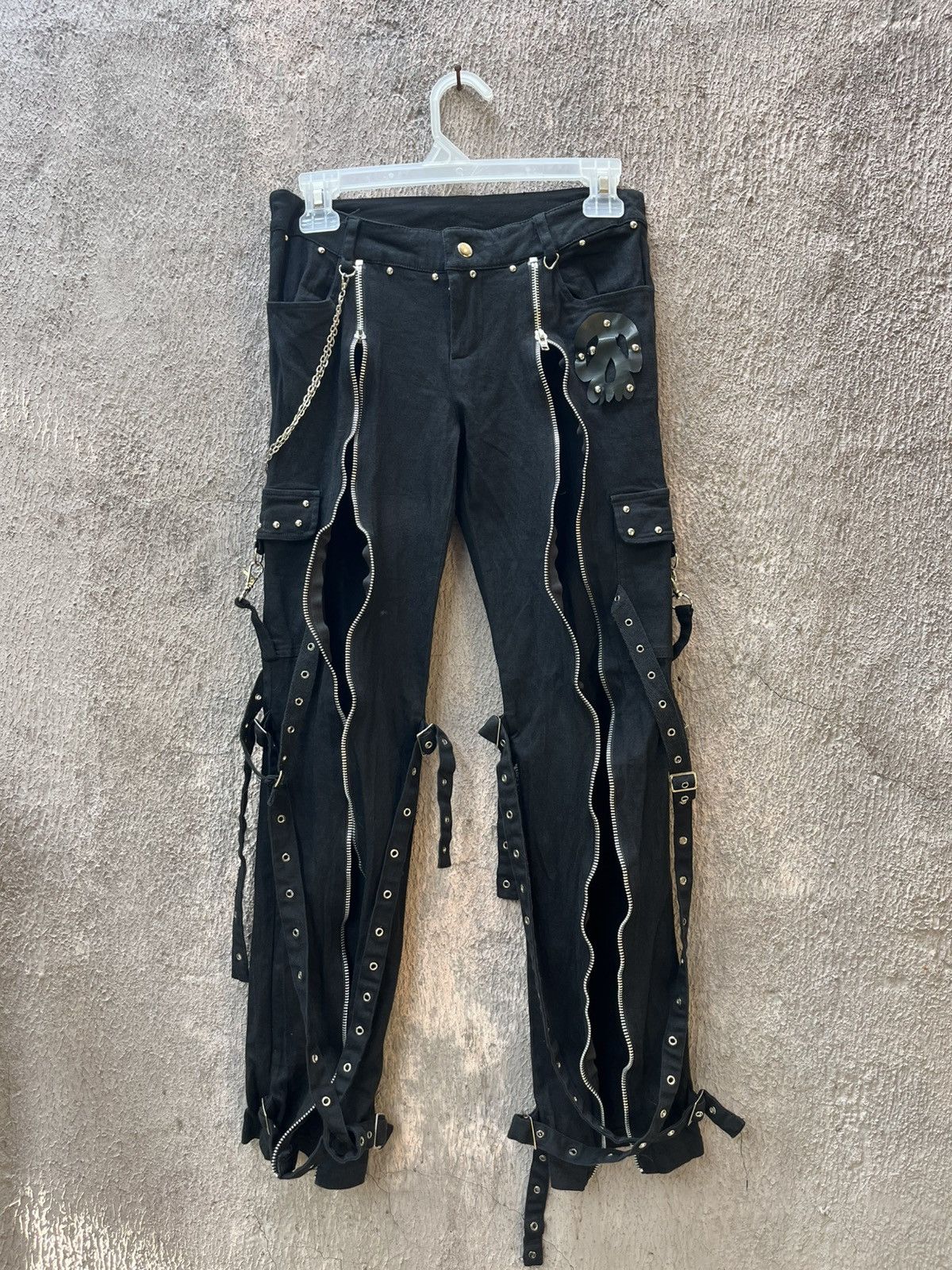 Japanese Brand Seditionaries bondage Punk skinny strecth pants Size 27" / US 4 / IT 40 - 3 Thumbnail