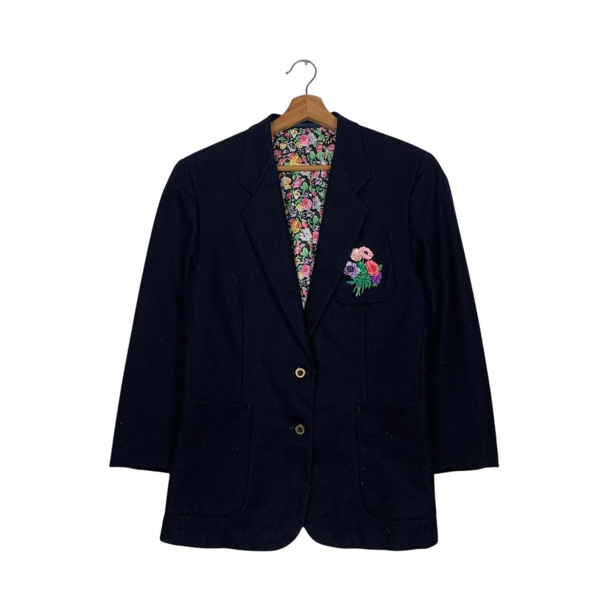 Kenzo Kenzo Flower Design Casual Jacket Size S / US 4 / IT 40 - 1 Thumbnail