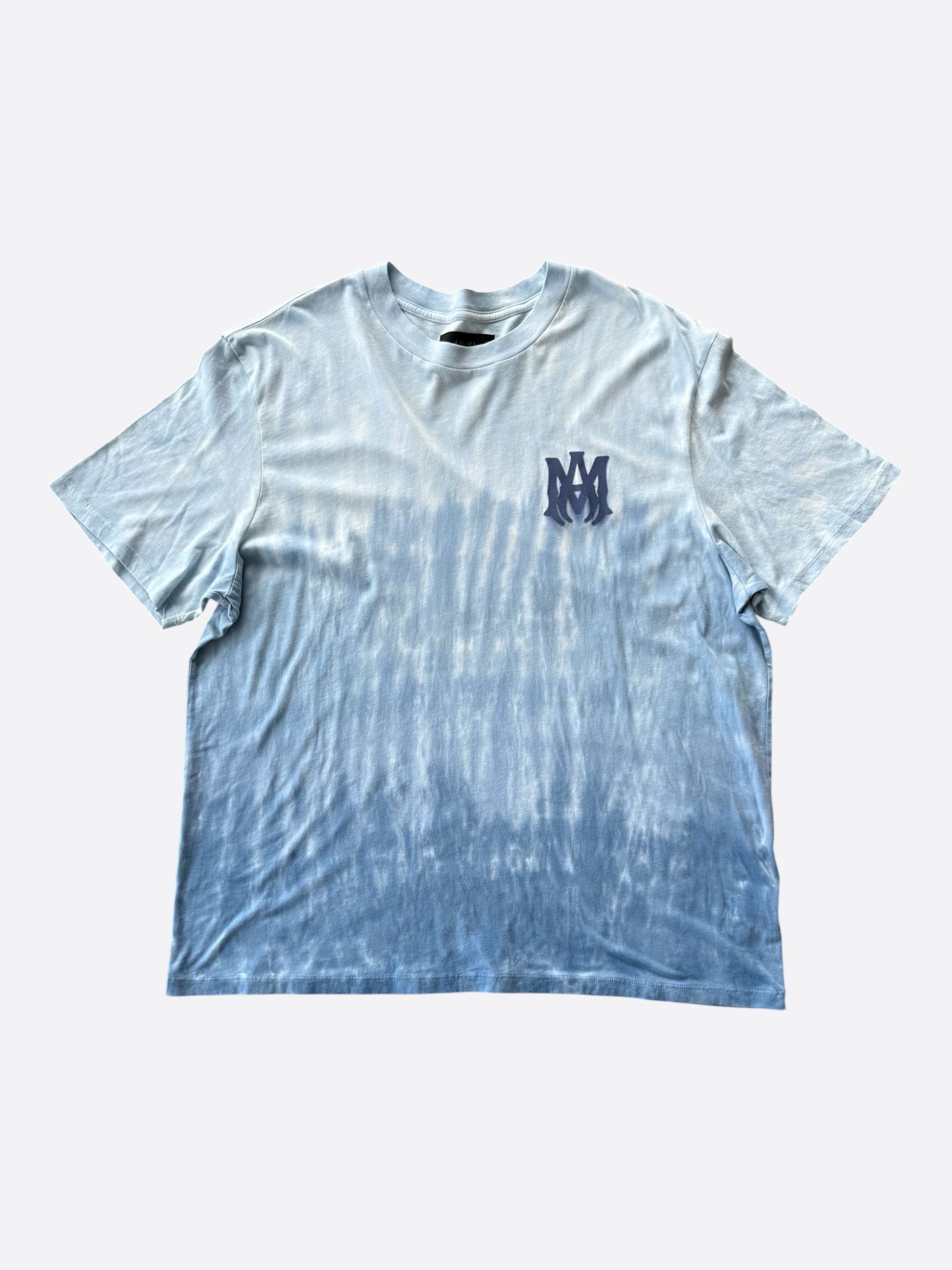 Amiri Amiri Blue Tie-Dye MA Core Logo T-Shirt Size US XXL / EU 58 / 5 - 1 Thumbnail