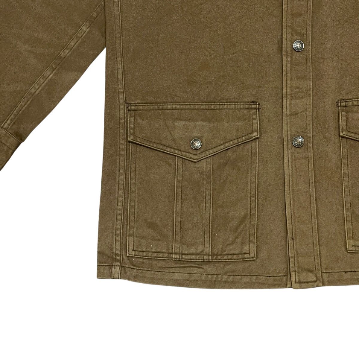 Edwin Rare 90s Vintage Edwin ‘I Am Rich Man’ Work Chore Jacket Size US XL / EU 56 / 4 - 5 Thumbnail