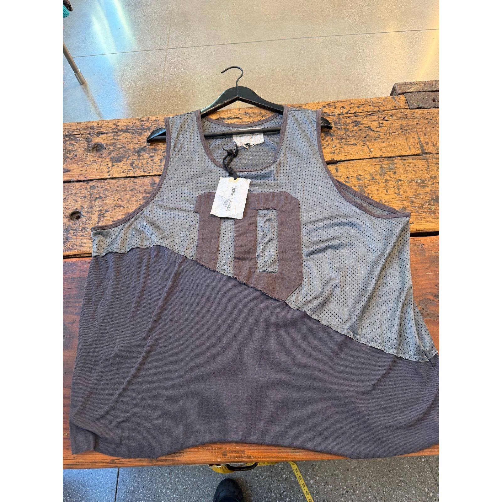 Greg Lauren Greg Lauren SAMPLE Mesh 50/50 Tank Top Jersey Size US XXL / EU 58 / 5 - 4 Thumbnail