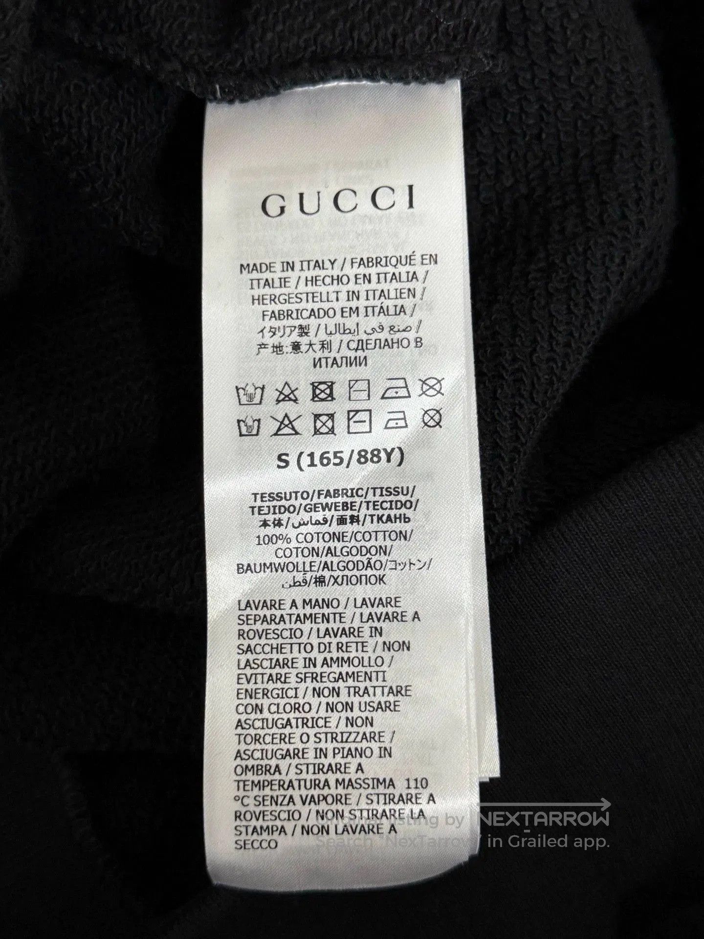 Gucci gucci black hoodie with printed design. Size US XS / EU 42 / 0 - 6 Thumbnail