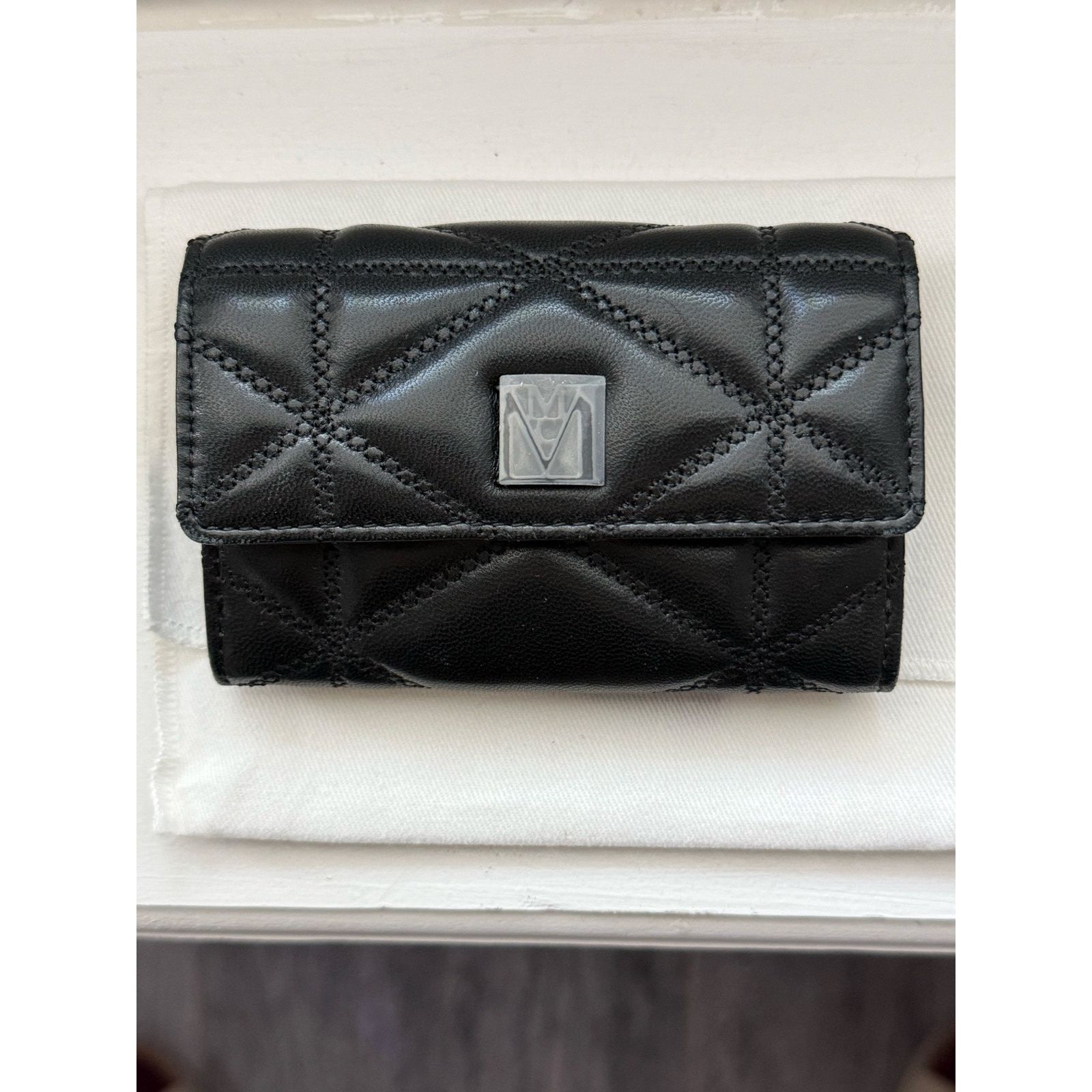 MCM MCM Travia Quilted Leather Card Case – Authentic Black NWT Size ONE SIZE - 1 Thumbnail