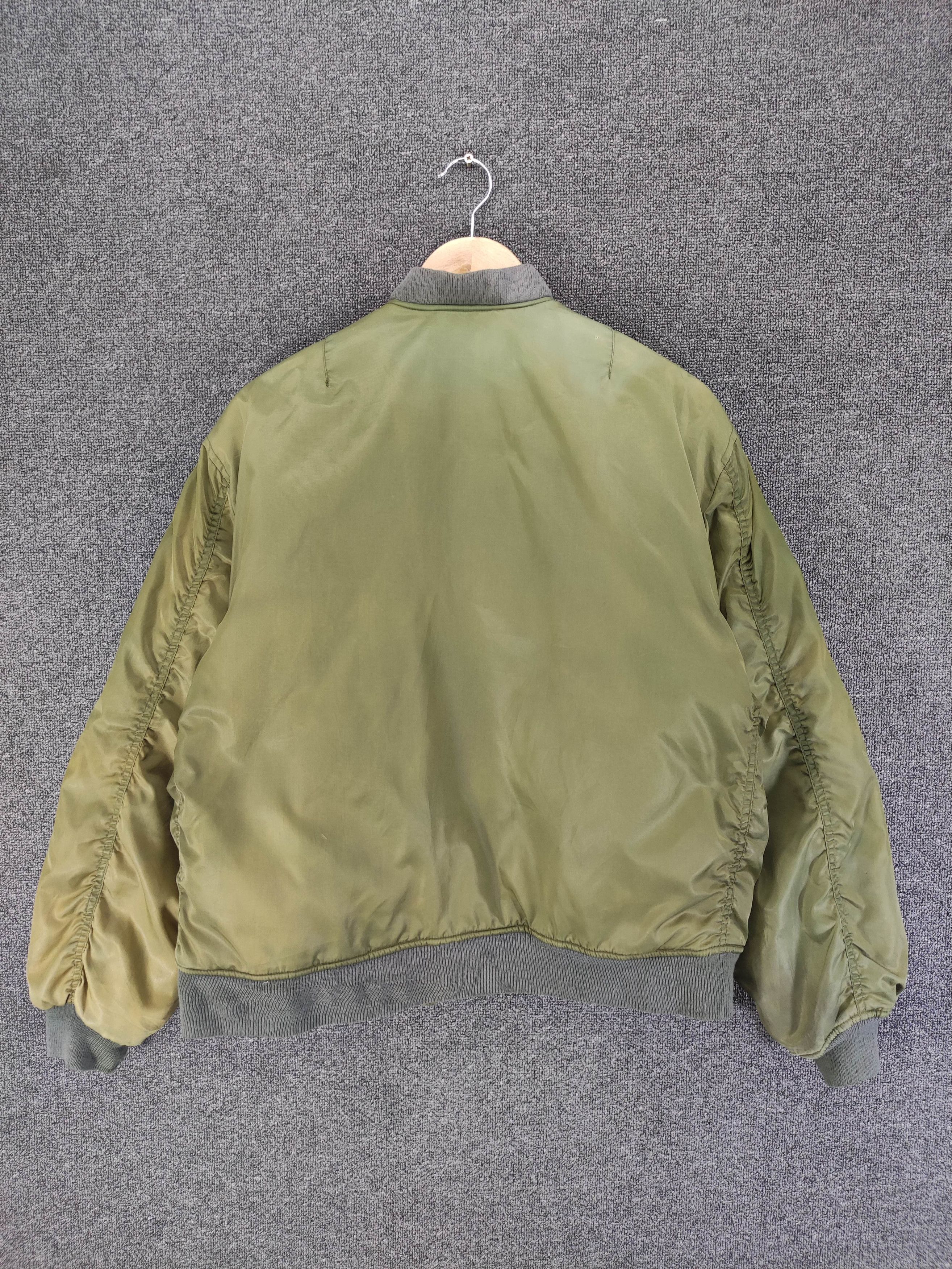 Japanese Brand Vintage Ma-1 Bomber Jaket Faded Zipper Size US XL / EU 56 / 4 - 14 Thumbnail