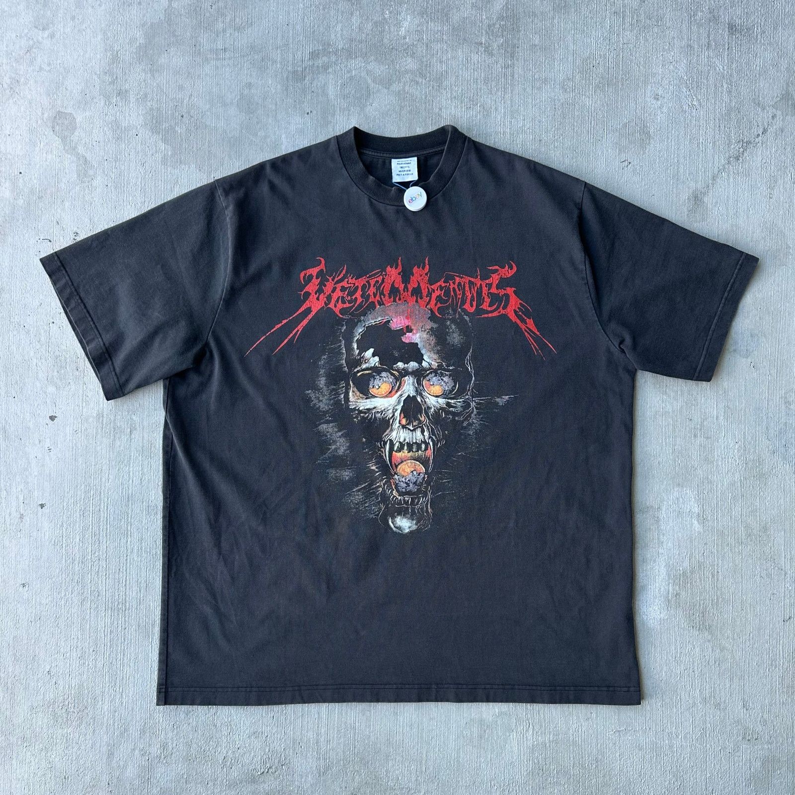 Vetements Vetements Heavy Metal Skull Tee | Grailed