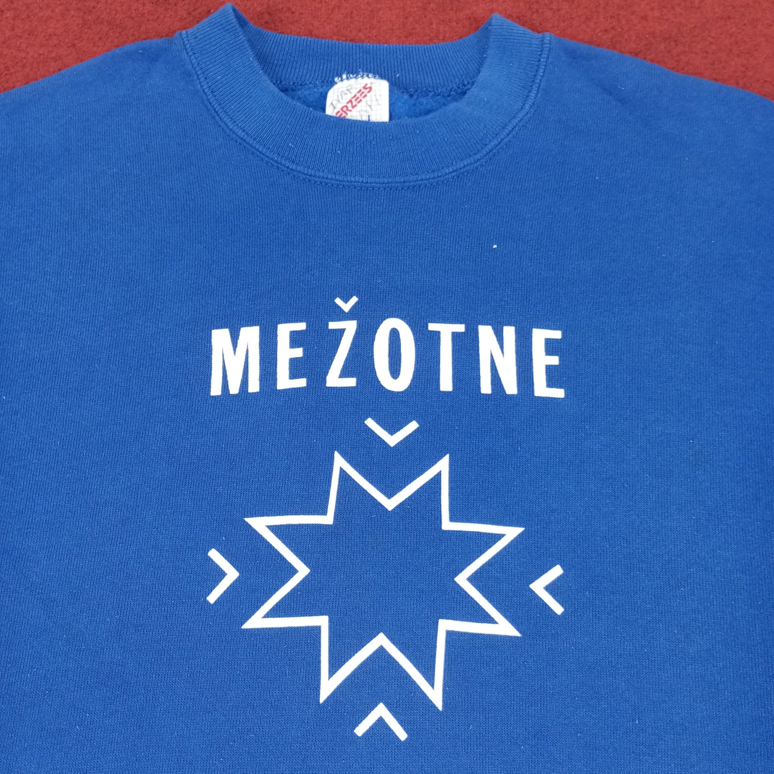 Jerzees × Vintage Mezotne Center Design Vintage Sweatshirt Size US M / EU 48-50 / 2 - 2 Thumbnail
