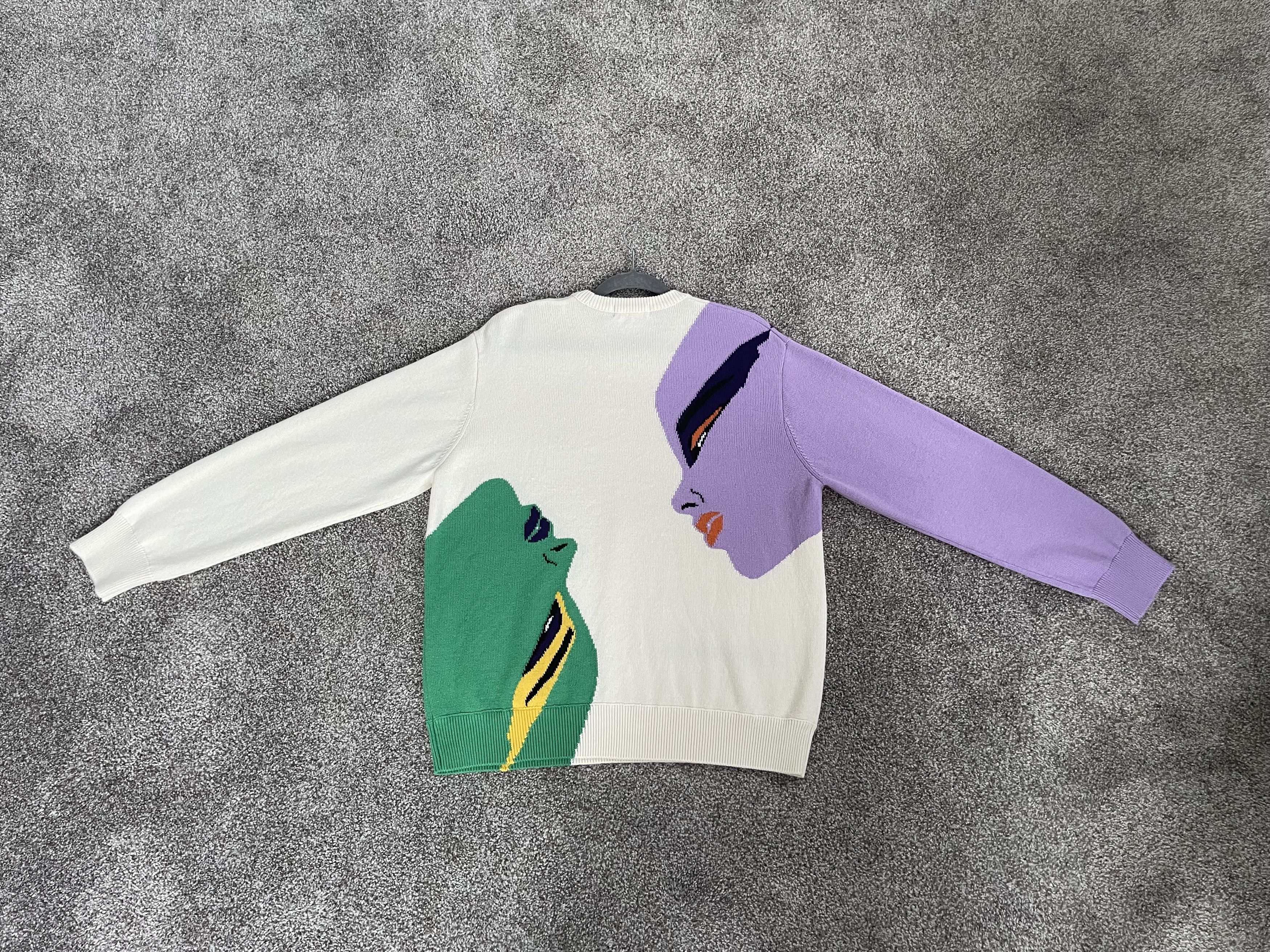Supreme Supreme Faces Sweater FW21 Size US L / EU 52-54 / 3 - 2 Thumbnail