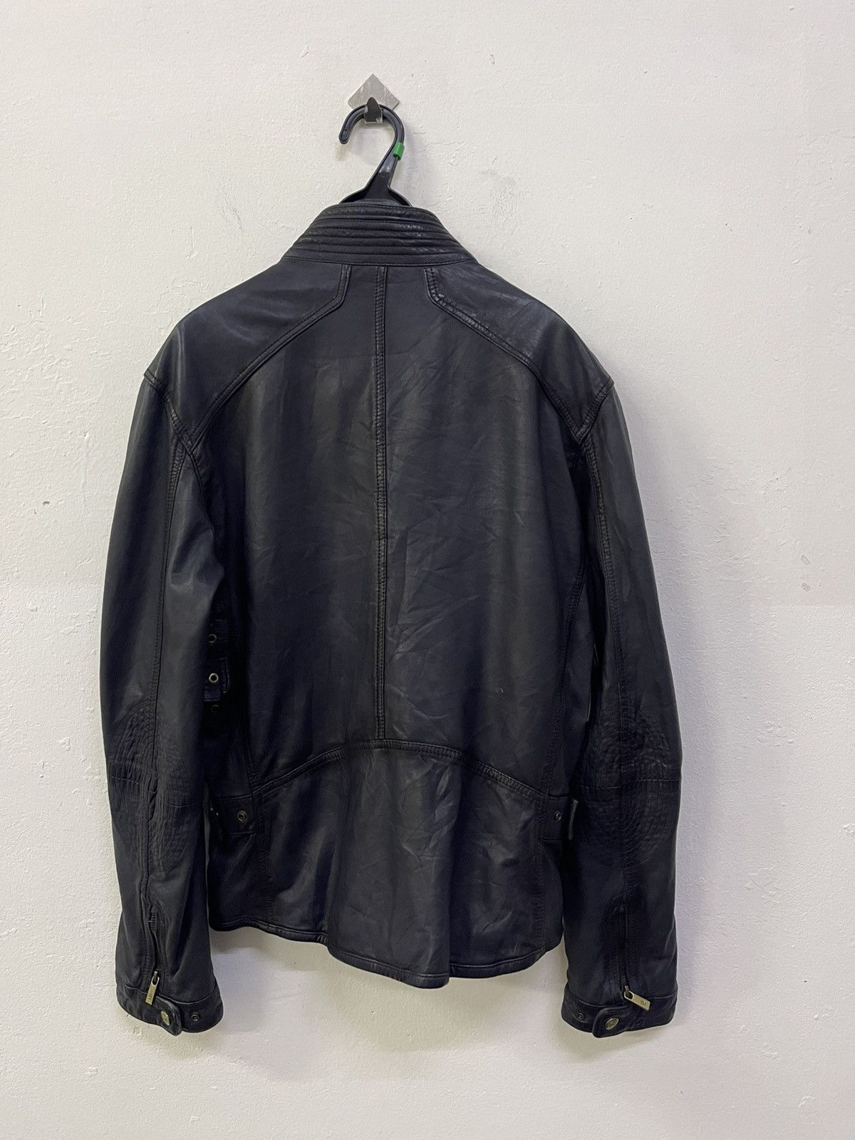 Massimo Dutti Leather Sheep Skin Bikers Jacket Size US M / EU 48-50 / 2 - 5 Thumbnail