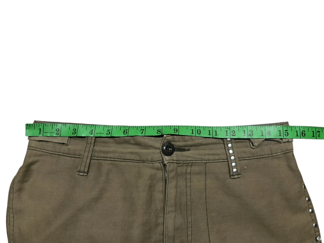 Hysteric Glamour × Japanese Brand Hysteric Glamour Bondages Cargo Mini Skirt Distressed Size 31" - 23 Thumbnail
