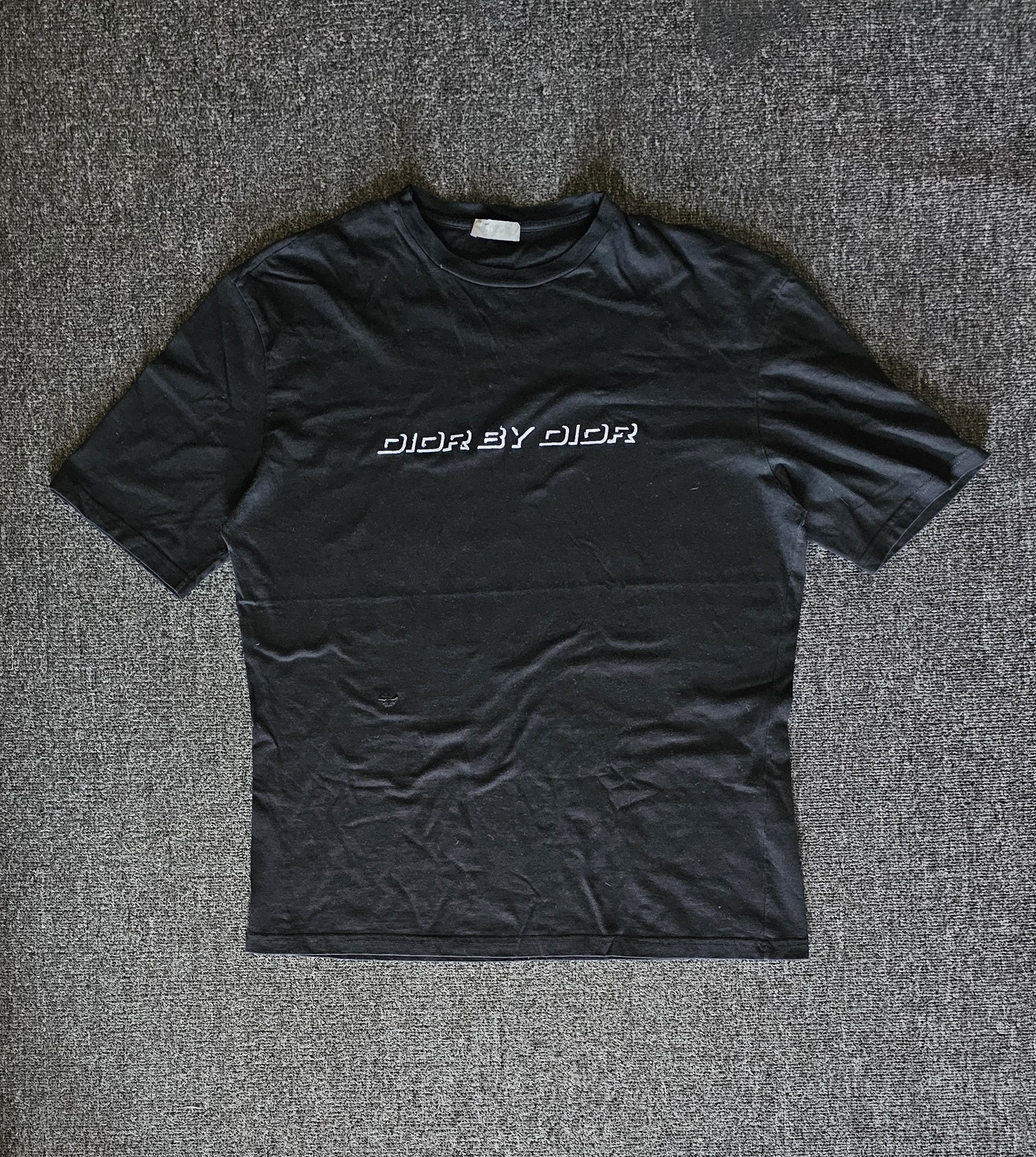 Dior Dior Men's Black Embroidered Logo T-Shirt Size M Size US M / EU 48-50 / 2 - 1 Thumbnail