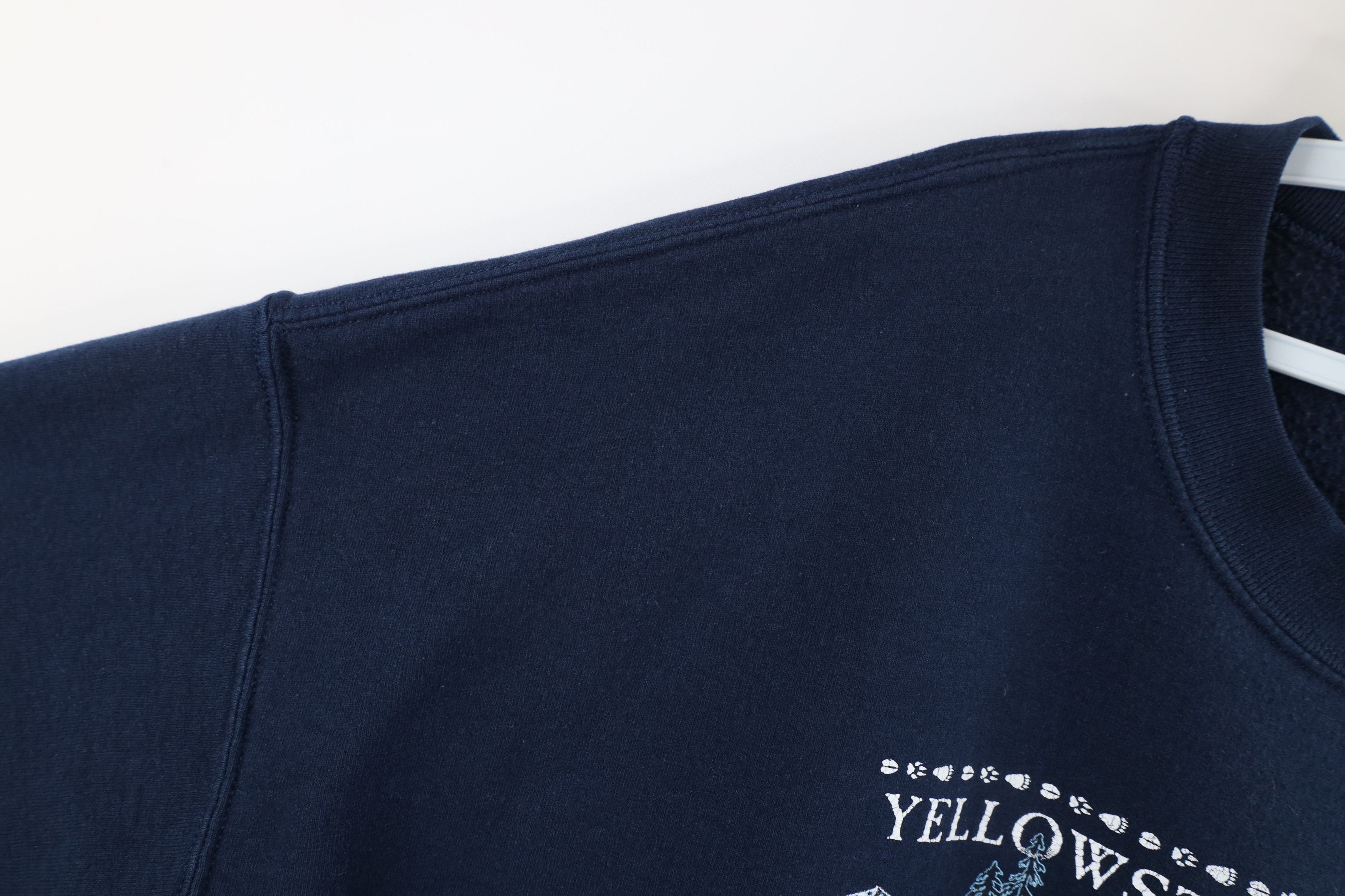 Vintage Vintage 90s Streetwear Yellowstone National Park Sweatshirt Size US XXL / EU 58 / 5 - 8 Thumbnail