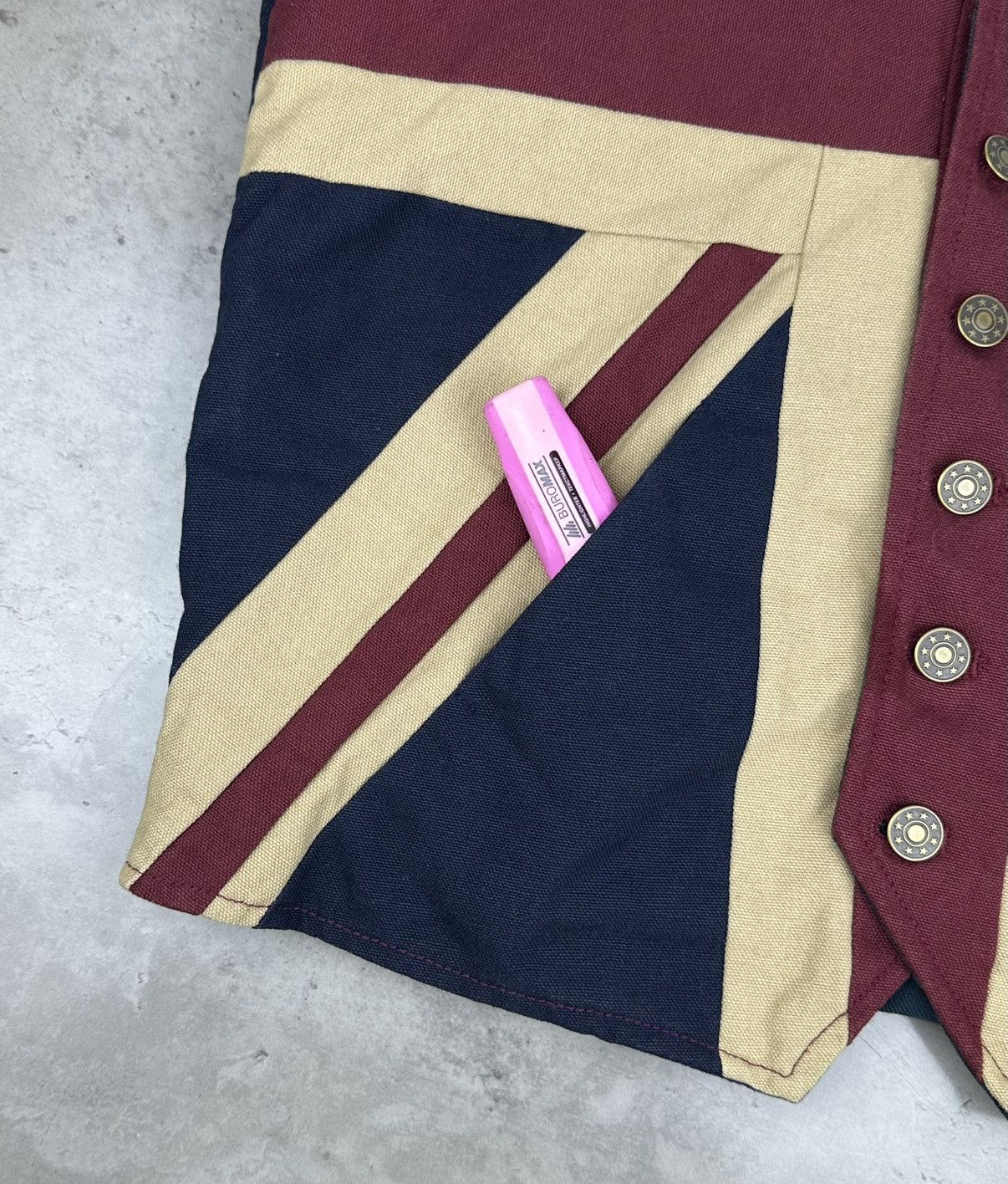 Other British Classic Vintage Union Jack Waistcoat Flag Vest XL Size US XL / EU 56 / 4 - 8 Thumbnail