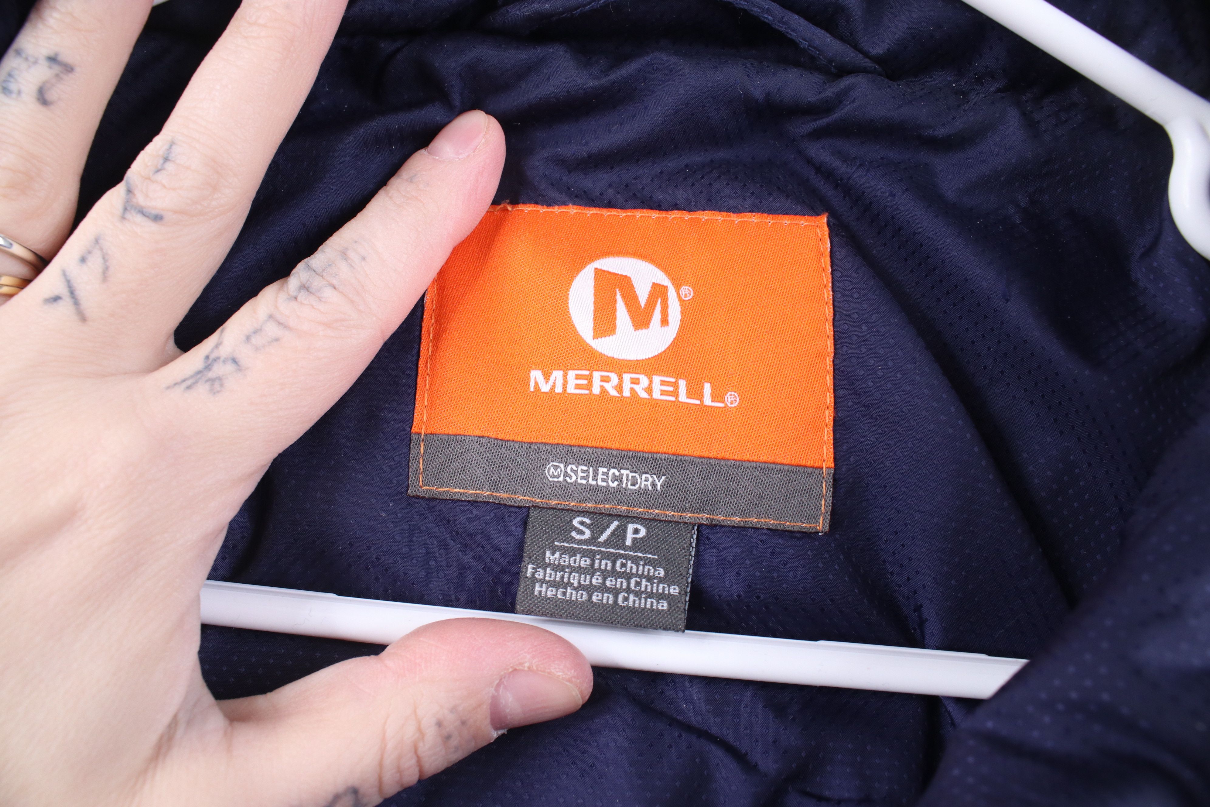 Merrell Merrell Select Dry Waterproof Puffer Parka Jacket Blue Size S / US 4 / IT 40 - 6 Thumbnail