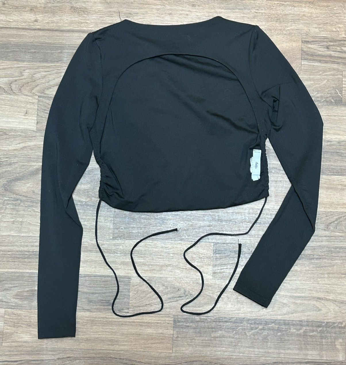 Other Adika women's black long sleeve crop top shirt Size S / US 4 / IT 40 - 2 Thumbnail