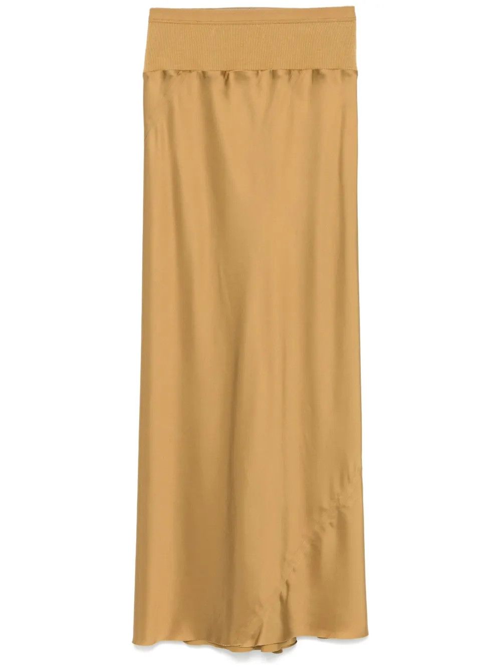 Rick Owens o1y0126 Maxi Skirt in Mustard Size 27" / US 4 / IT 40 - 1 Thumbnail
