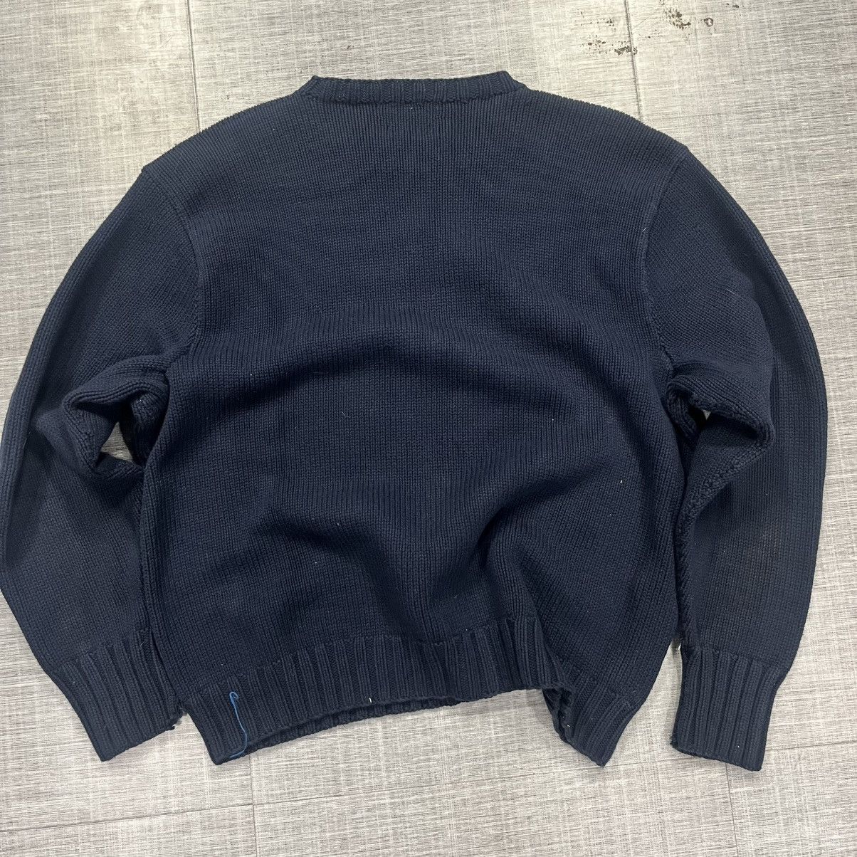 Designer × Polo Ralph Lauren × Vintage Rare VTG Polo Ralph Lauren Hand Knit Polo Bear Sweater Size US XL / EU 56 / 4 - 6 Thumbnail
