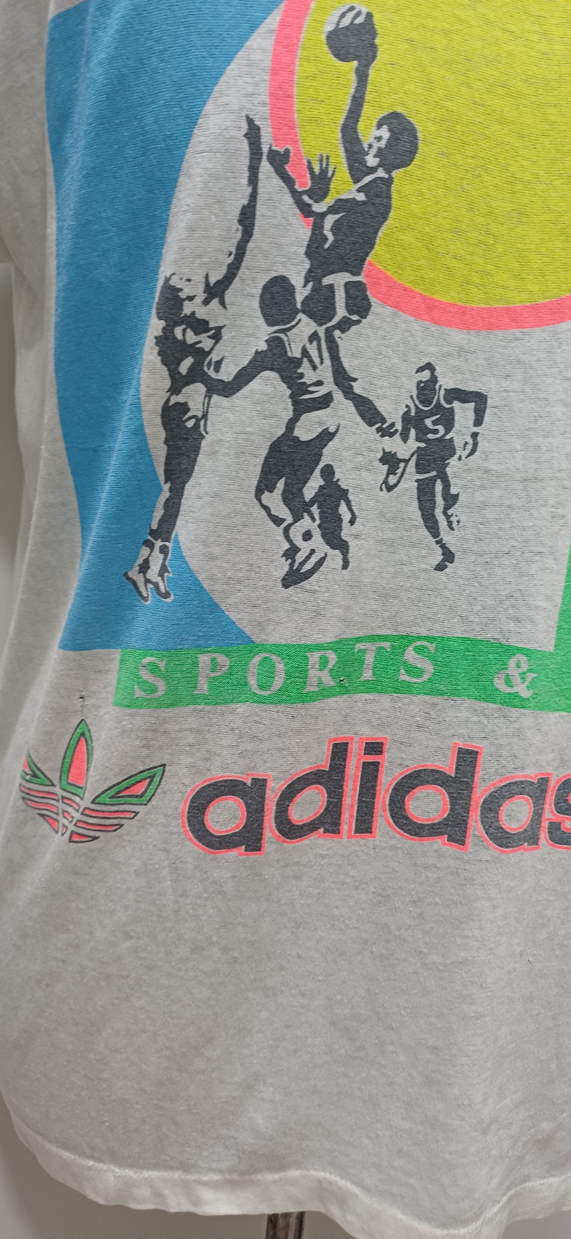 Vintage VINTAGE 80's adidas shirt Size US L / EU 52-54 / 3 - 2 Thumbnail