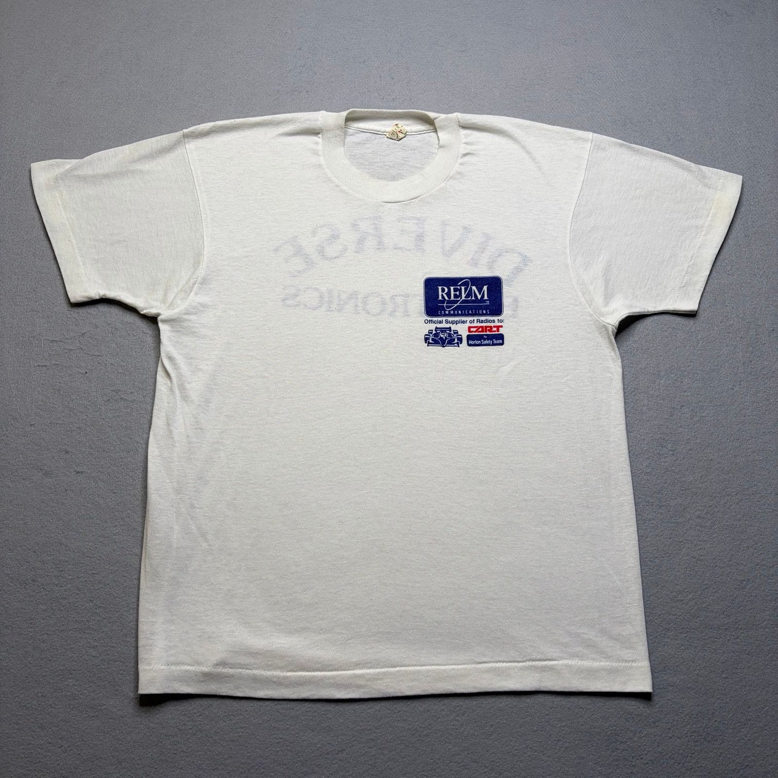 Vintage Vintage Diverse Electronics CART Racing T Shirt Sz L USA 80s Size US L / EU 52-54 / 3 - 1 Thumbnail