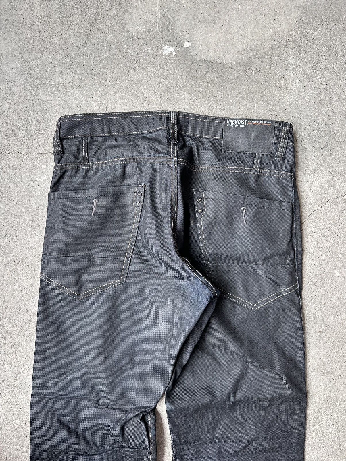 Japanese Brand Japanese Brand Waxed Stacked Jeans Size US 36 / EU 52 - 11 Thumbnail