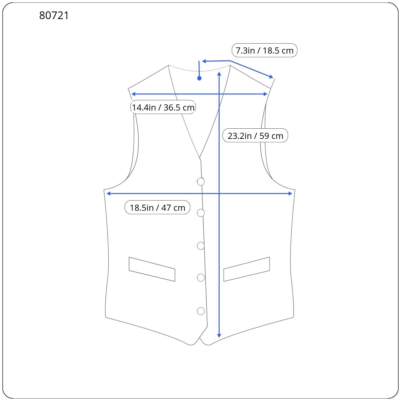 Nudie Jeans S Organic Cotton Patch Pockets Logo Blue Vest 80721 Size US S / EU 44-46 / 1 - 3 Thumbnail