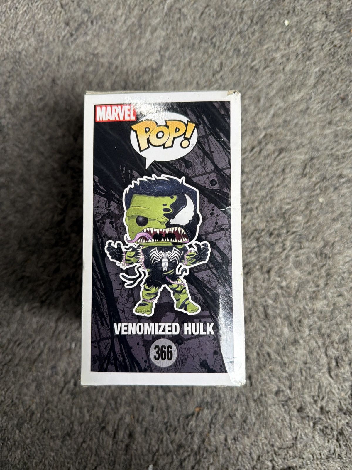 Marvel Comics Funko Pop! Venomized Hulk Bobble-Head Size ONE SIZE - 3 Thumbnail