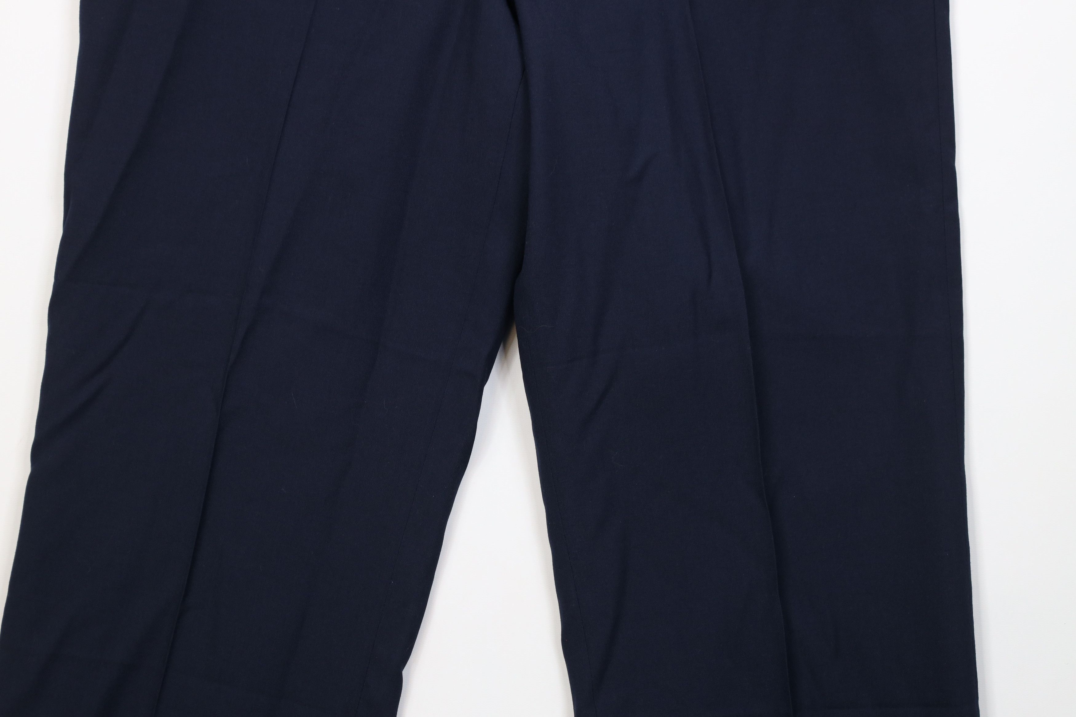 Vintage Vintage 70s Streetwear Wool Knit Wide Leg Chino Pants USA Size US 36 / EU 52 - 4 Thumbnail