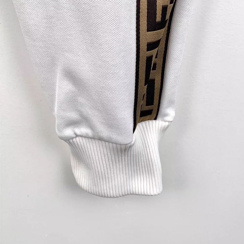 Fendi Fendi Logo Casual Jogger Pants in White Size 39" - 5 Thumbnail