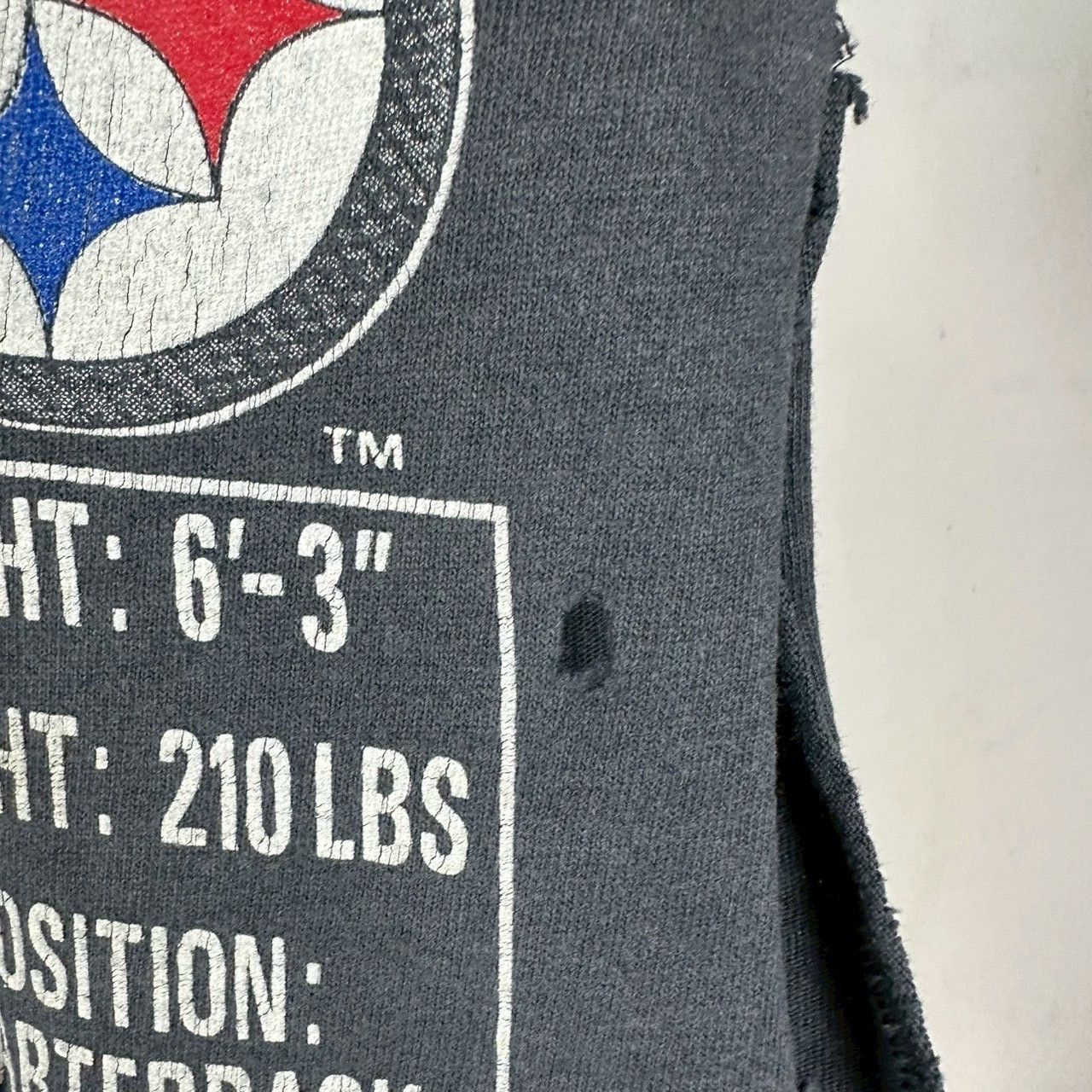 Vintage 90s Bubby Brister Pittsburgh Steelers NFL Cut Sleeves Tee Size US L / EU 52-54 / 3 - 7 Thumbnail