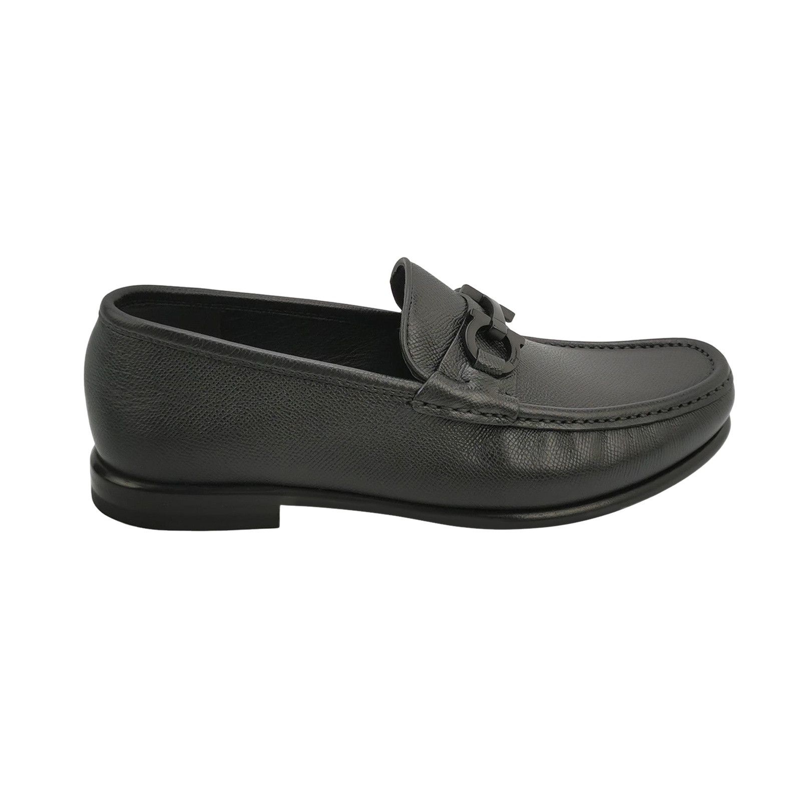 Salvatore Ferragamo Salvatore Ferragamo Gancini Leather Loafers EU 41.5 Size US 8 / EU 41 - 1 Thumbnail